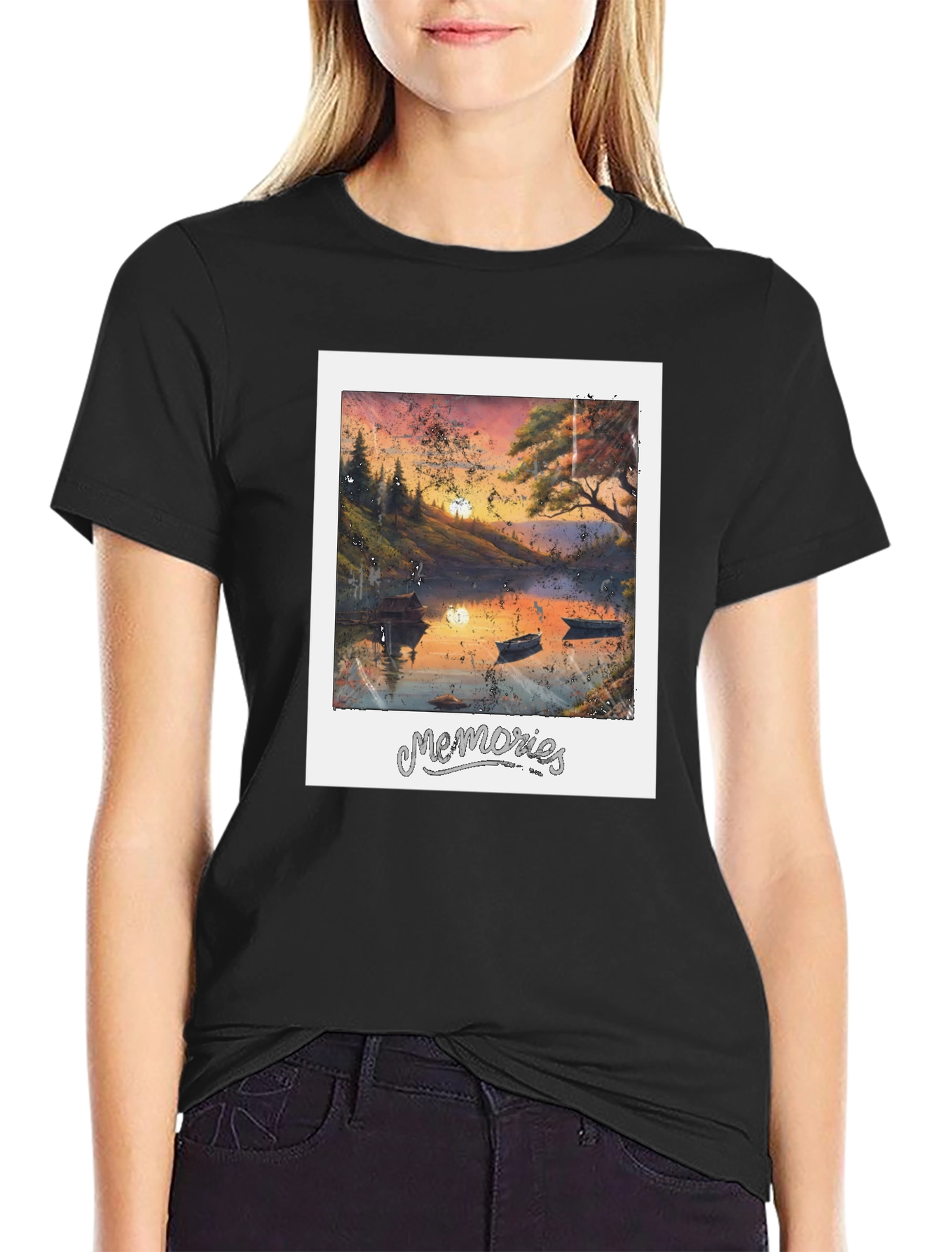 Memories Lake Sunset T-Shirt