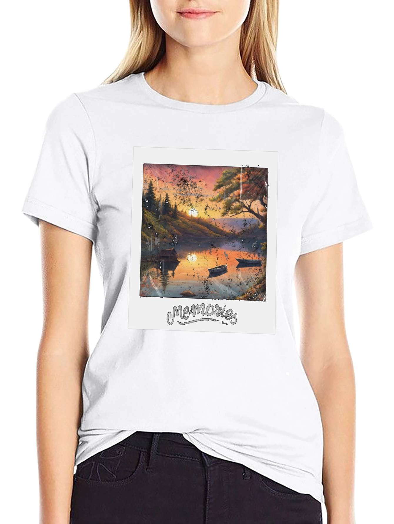 Memories Lake Sunset T-Shirt