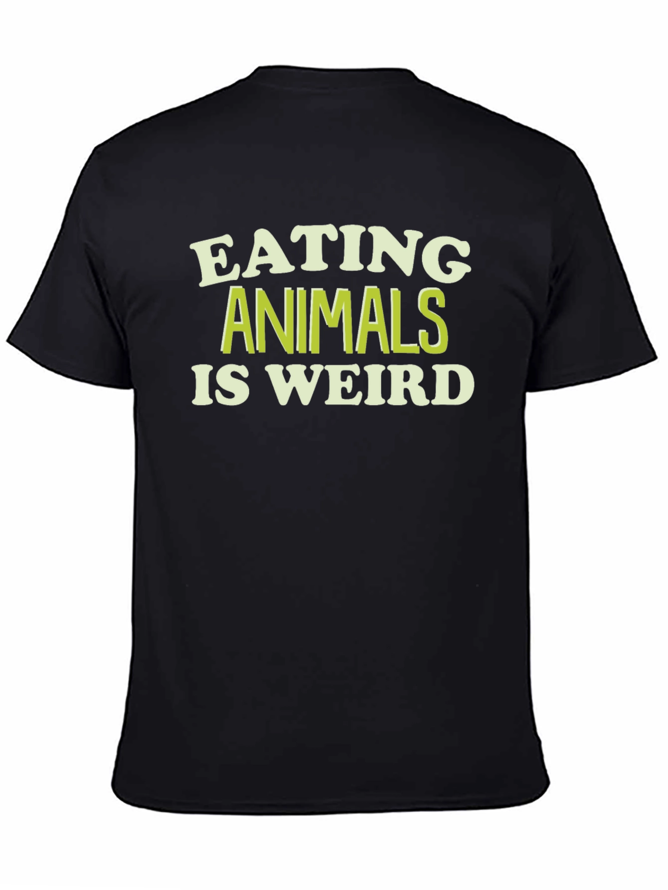 Eating Animals Is Weird Graphic Tee - Vegan T-Shirt