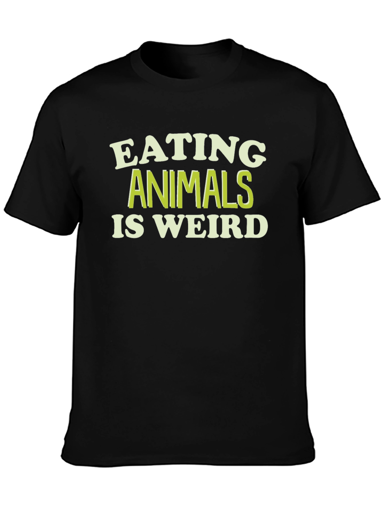 Eating Animals Is Weird Graphic Tee - Vegan T-Shirt