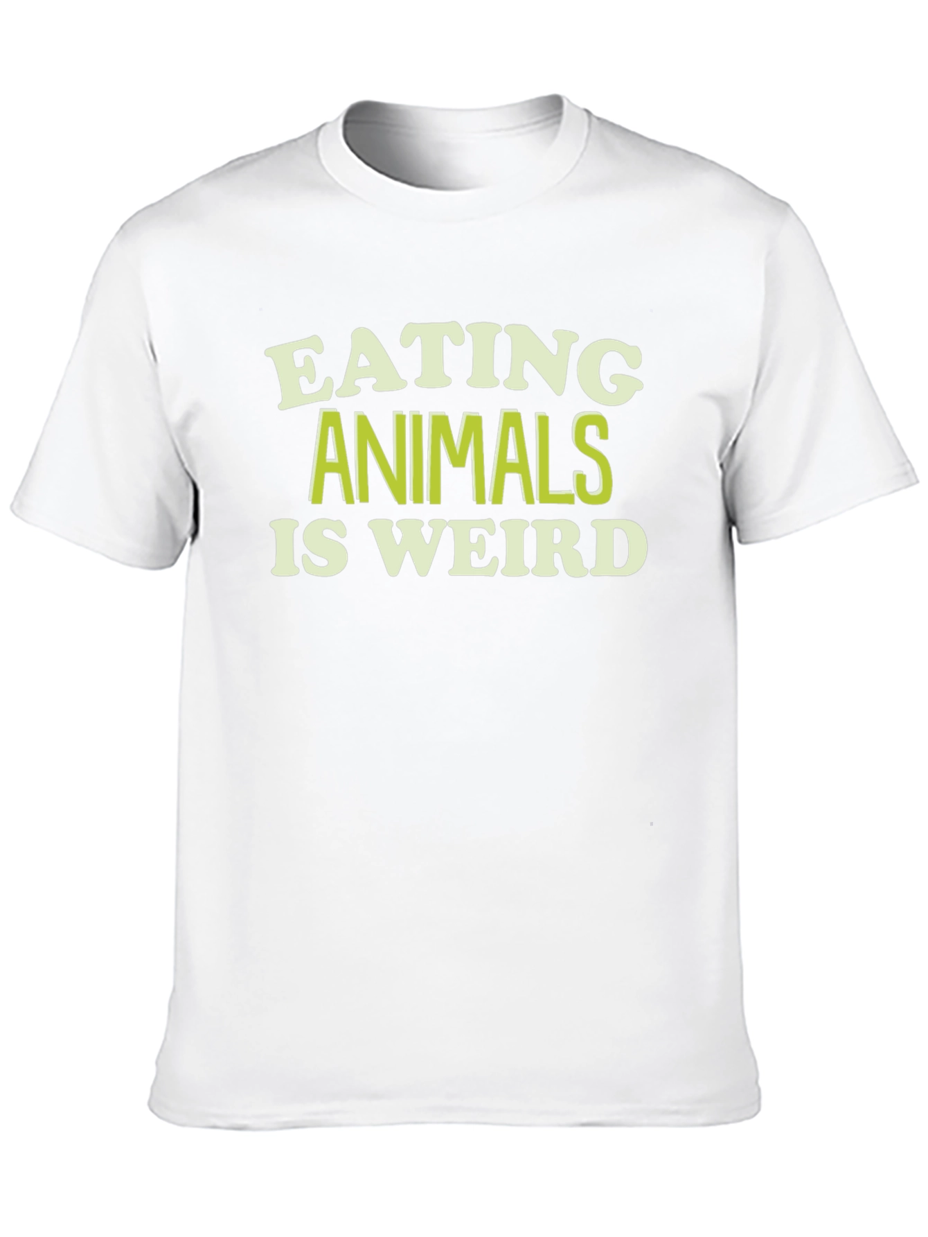 Eating Animals Is Weird Graphic Tee - Vegan T-Shirt