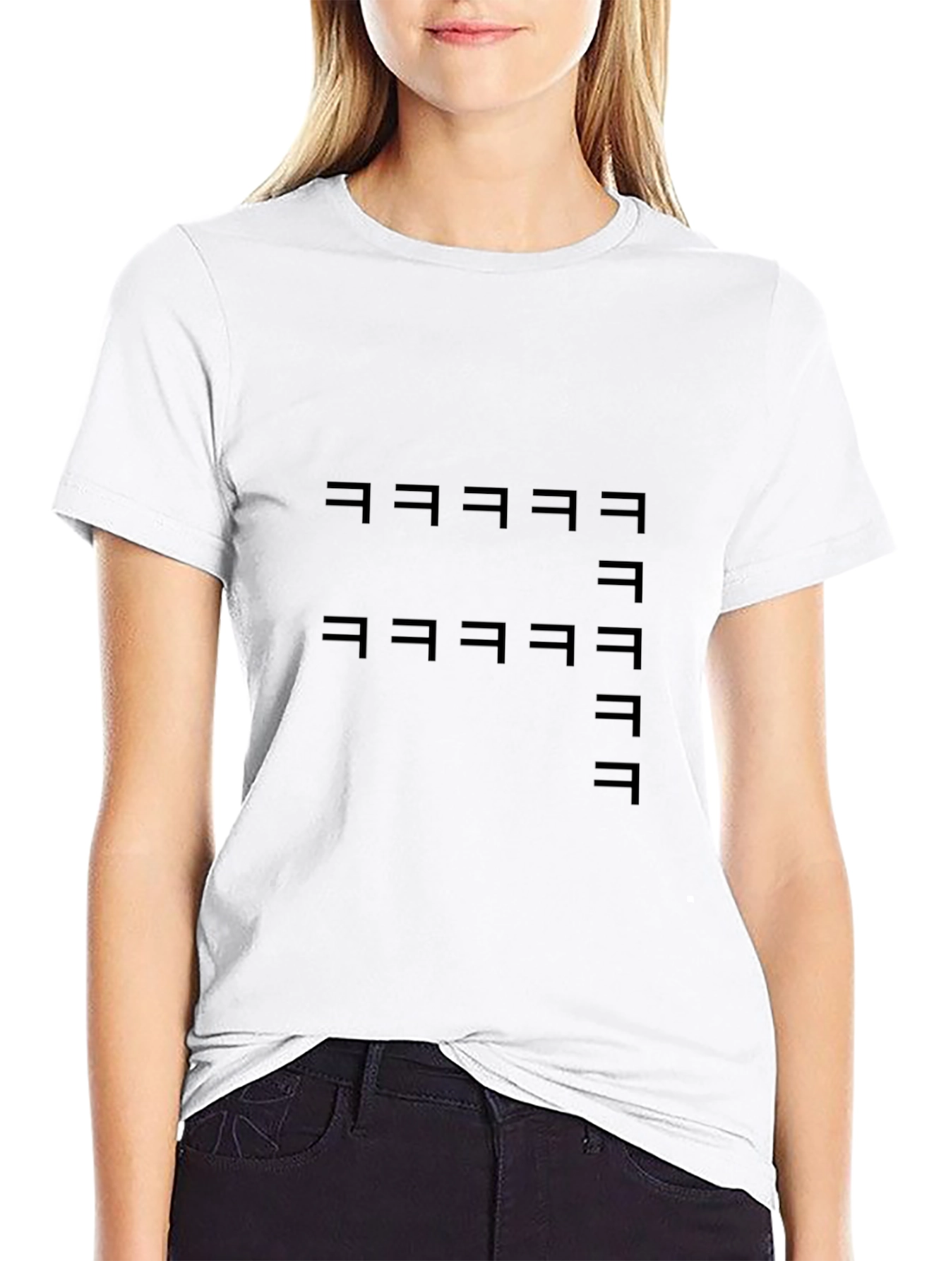 Geometric Pattern Tee - Modern Minimalist Design
