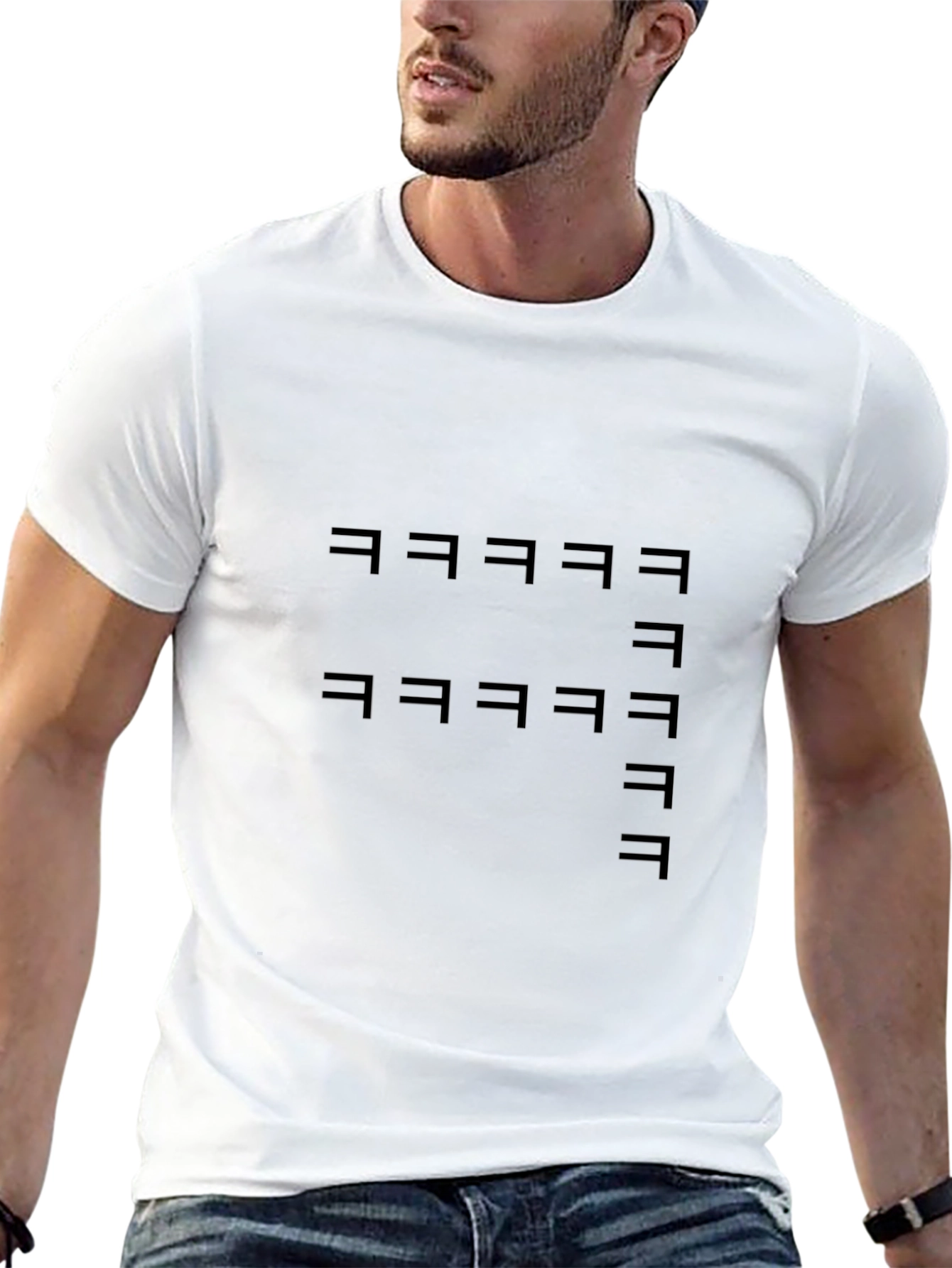 Geometric Pattern Tee - Modern Minimalist Design