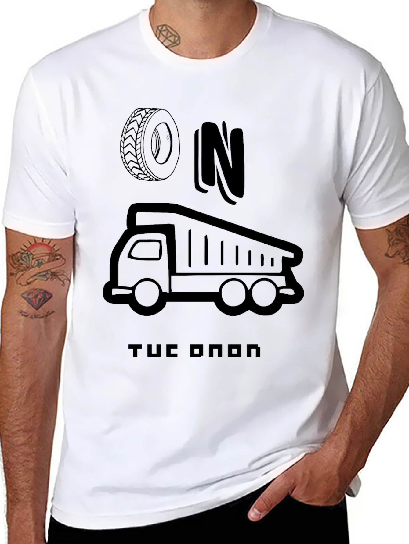 Truck Driver Graphic Tee - On the Road Style