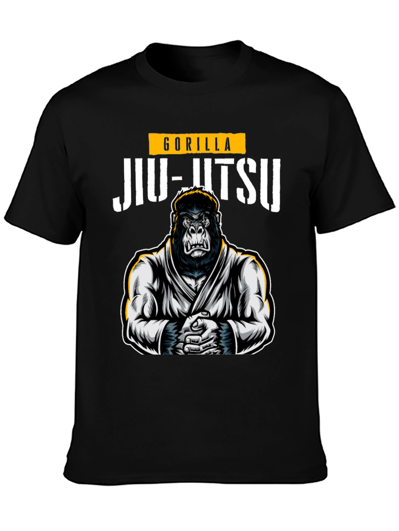 Gorilla Jiu-Jitsu Black Graphic Tee