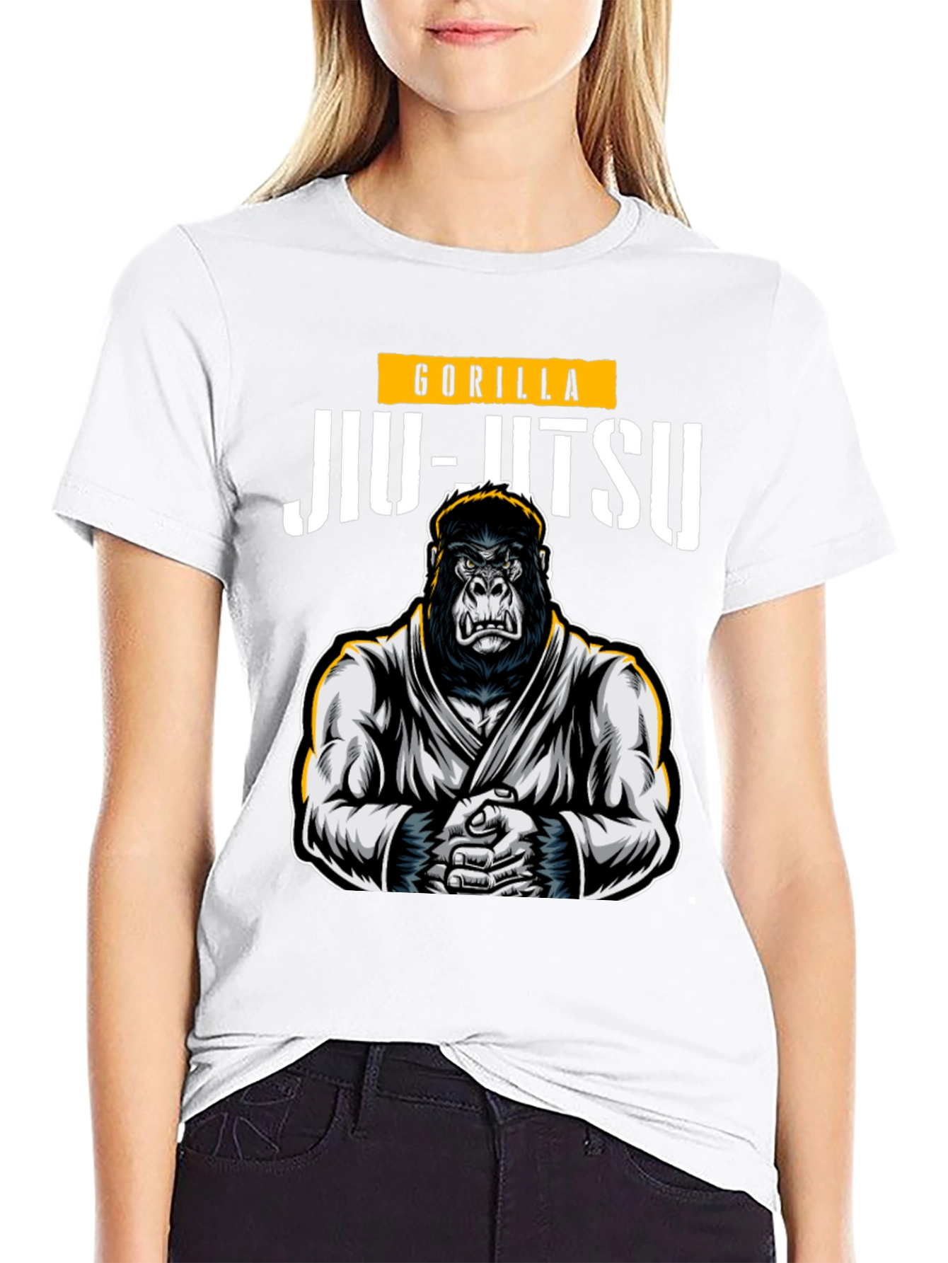 Gorilla Jiu-Jitsu Black Graphic Tee