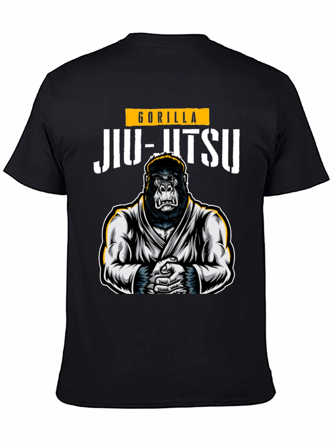 Gorilla Jiu-Jitsu Black Graphic Tee