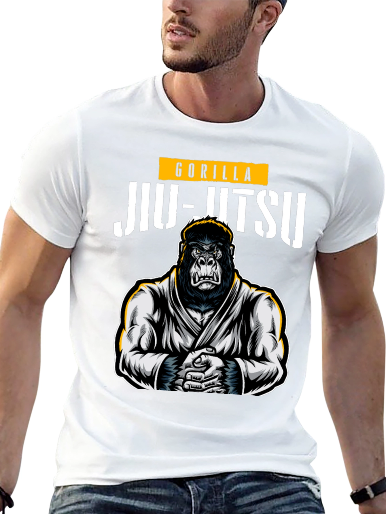 Gorilla Jiu-Jitsu Black Graphic Tee