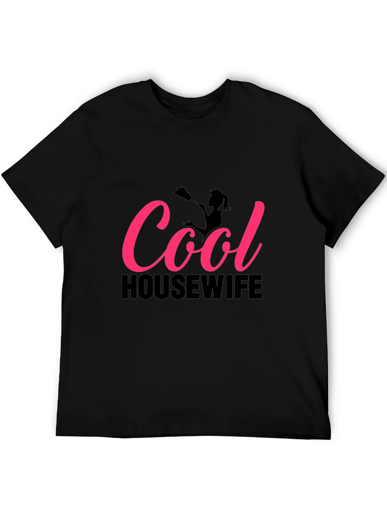 Cool Housewife Graphic Tee - Black T-Shirt
