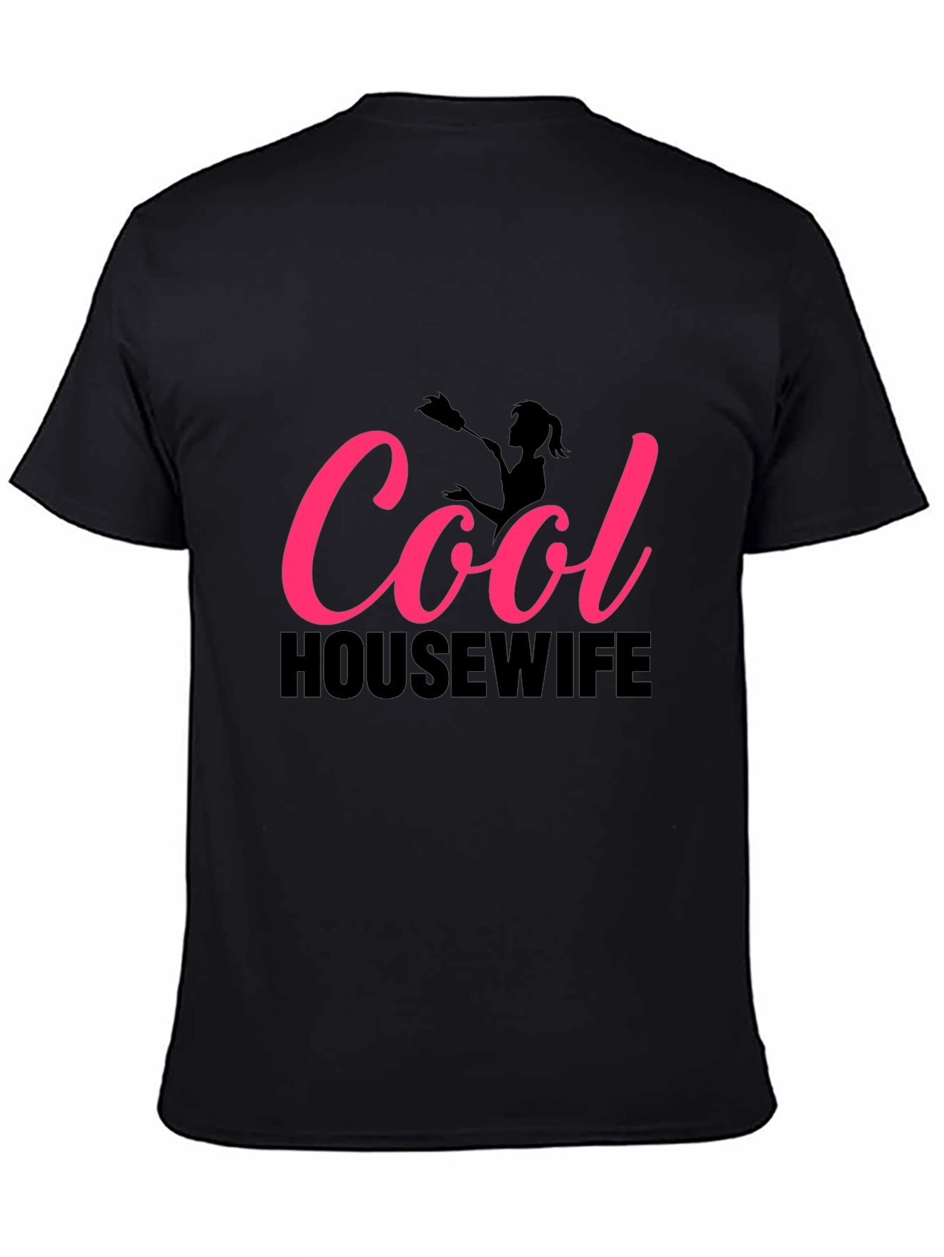 Cool Housewife Graphic Tee - Black T-Shirt