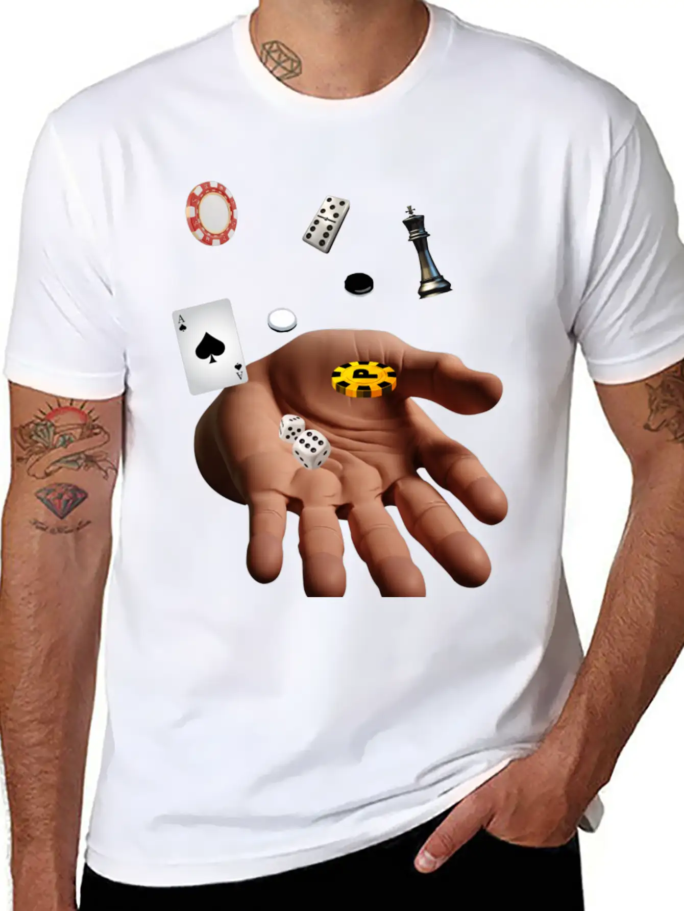 Table Game Stylish Everyday T-Shirt – Unisex Basic Cotton Tee
