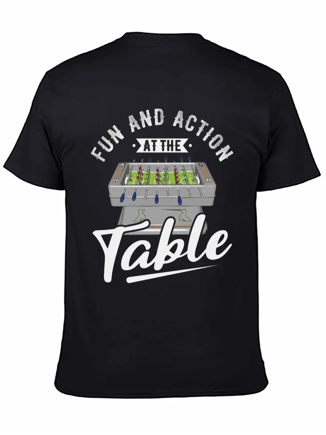 Table Soccer Fan Gift Outfit Table Football Unisex Short Sleeve Soft Cotton T-Shirt – Casual Everyday Wear