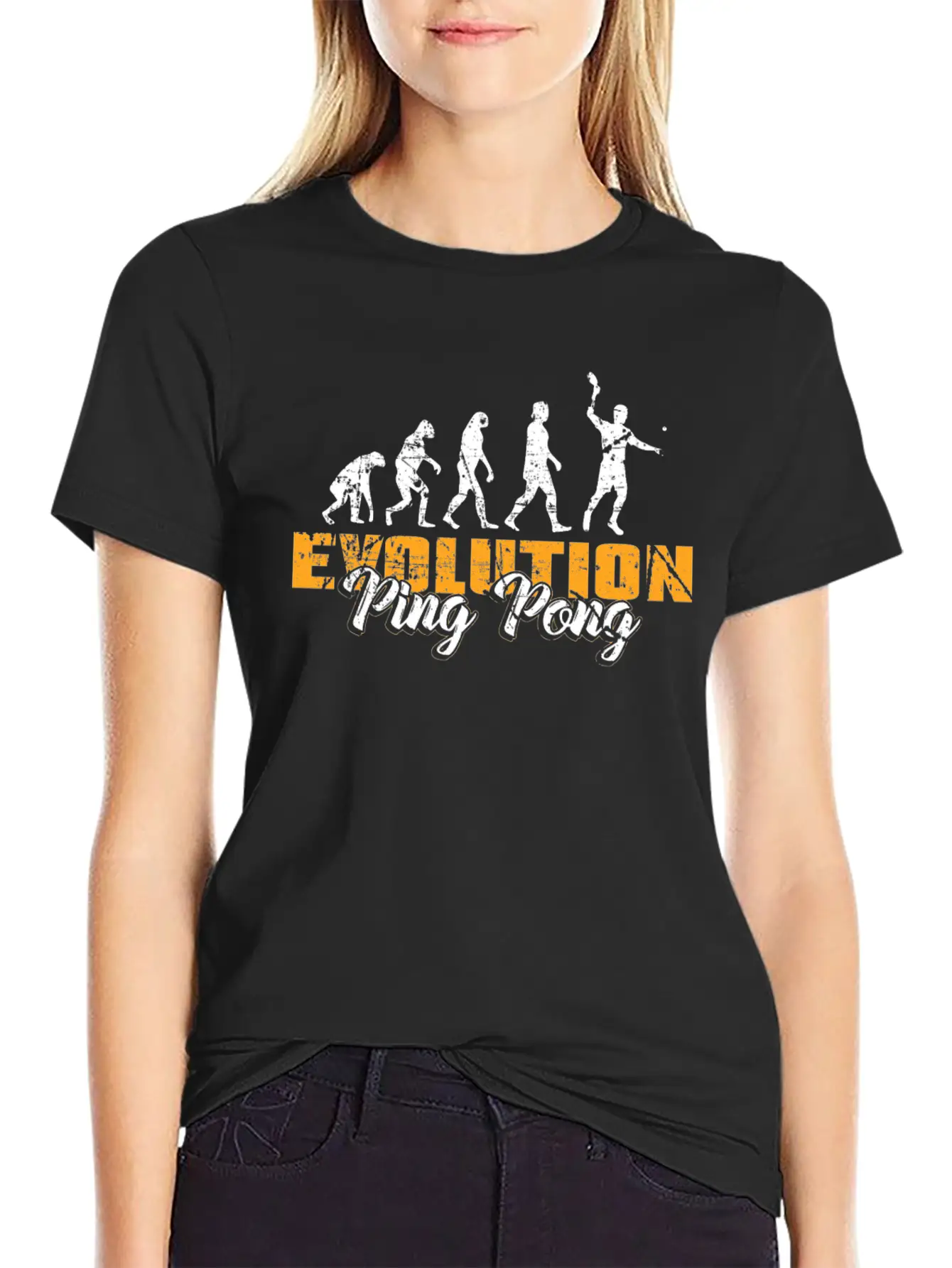 Table Tennis Stylish Everyday T-Shirt – Unisex Basic Cotton Tee