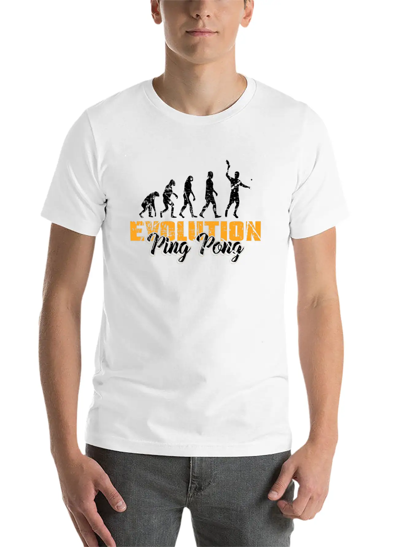 Table Tennis Stylish Everyday T-Shirt – Unisex Basic Cotton Tee