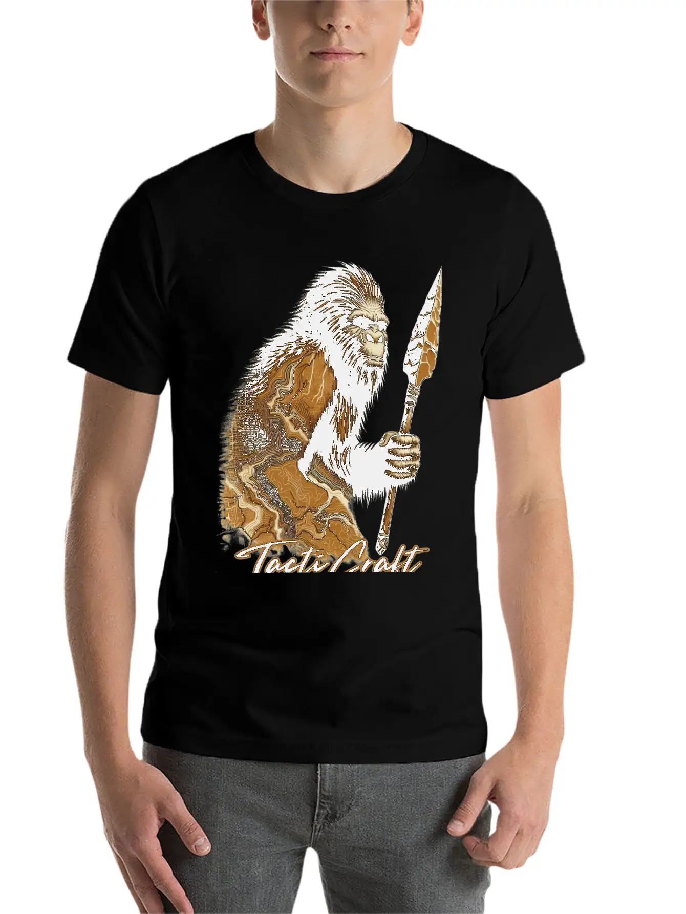 TactiCraft Stone Age Stylish Everyday T-Shirt – Unisex Basic Cotton Tee