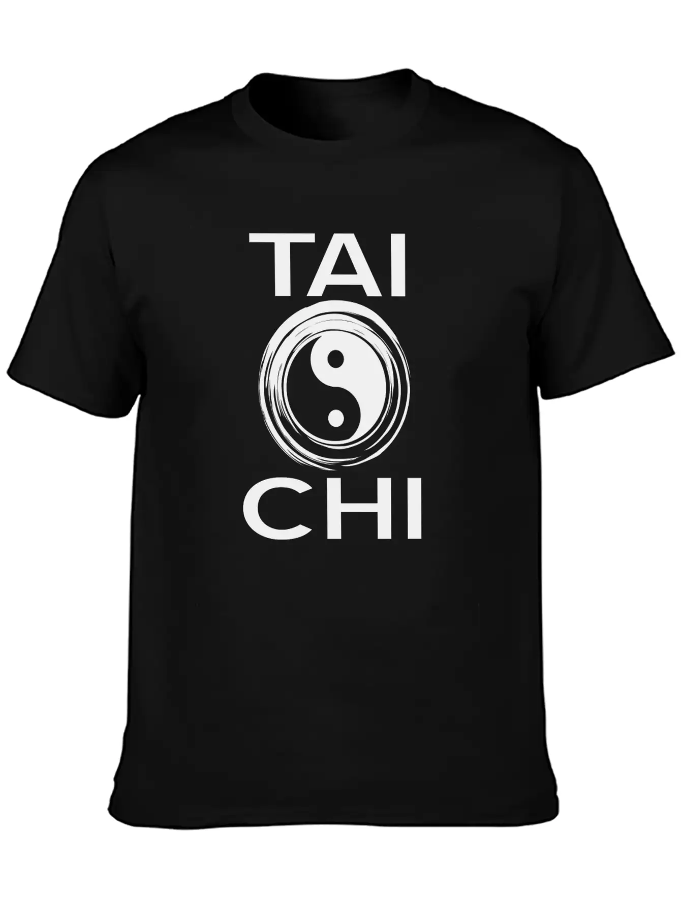 Tai Chi Unisex Short Sleeve Soft Cotton T-Shirt – Casual Everyday Wear