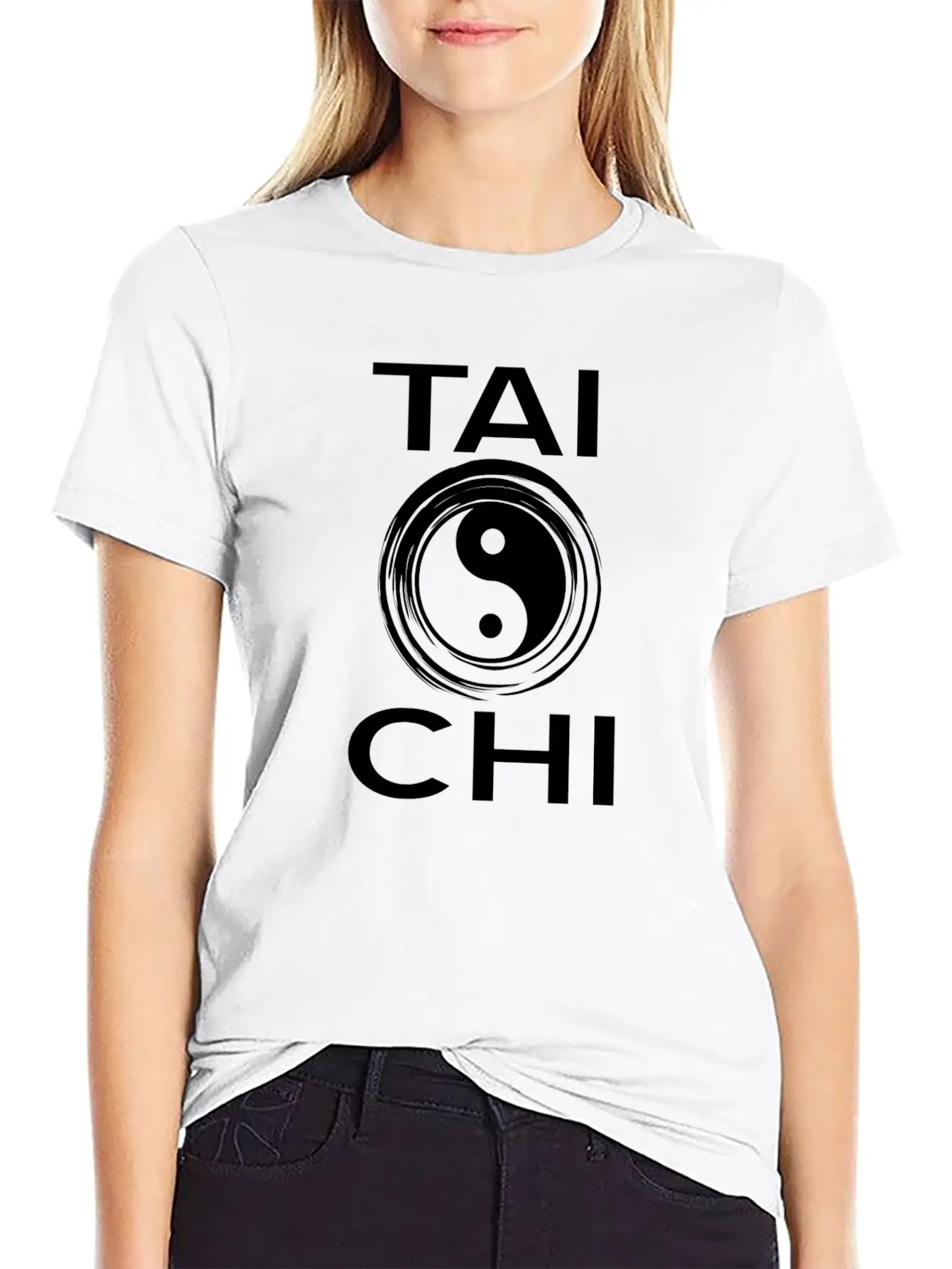 Tai Chi Unisex Short Sleeve Soft Cotton T-Shirt – Casual Everyday Wear