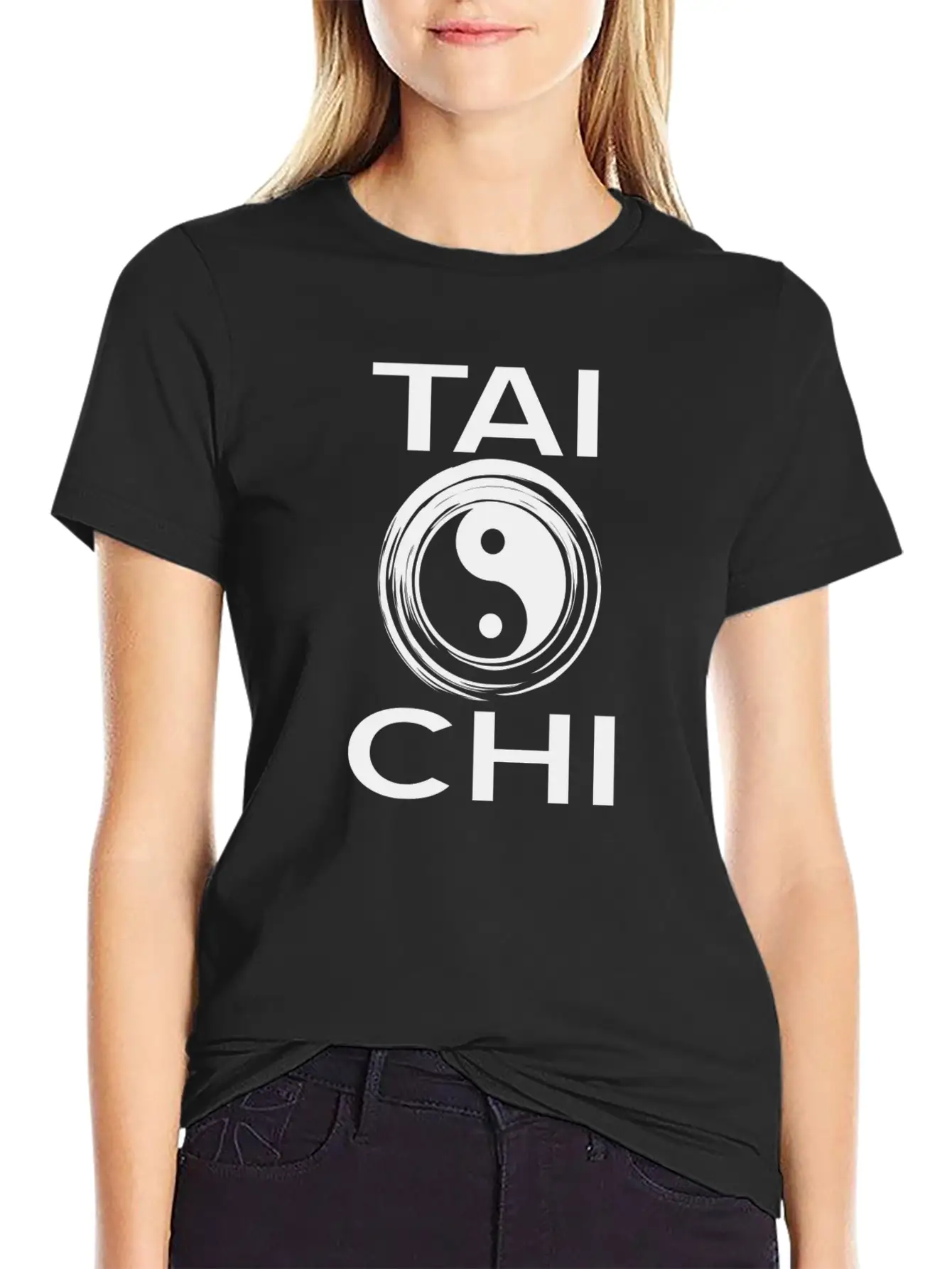 Tai Chi Unisex Short Sleeve Soft Cotton T-Shirt – Casual Everyday Wear