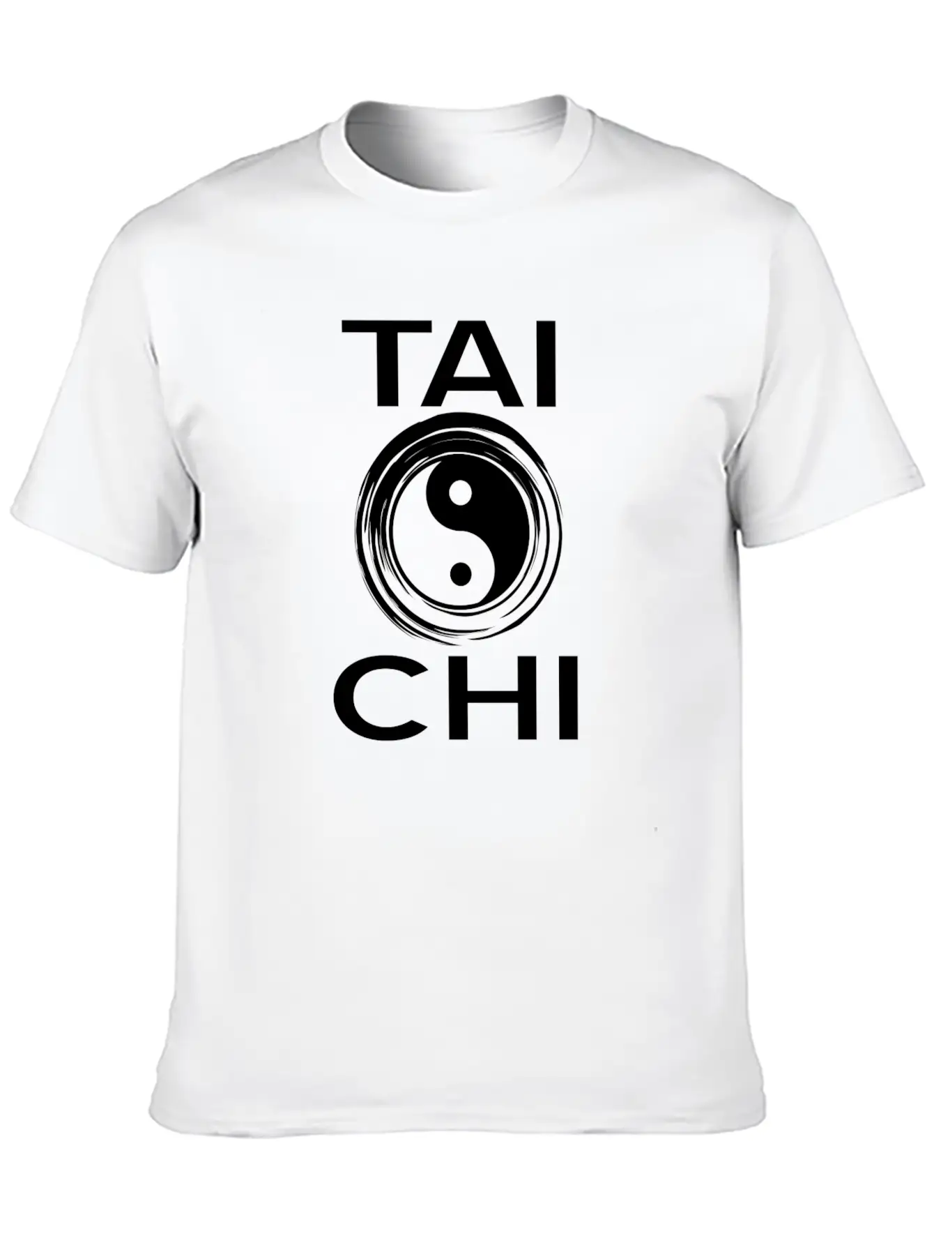 Tai Chi Unisex Short Sleeve Soft Cotton T-Shirt – Casual Everyday Wear