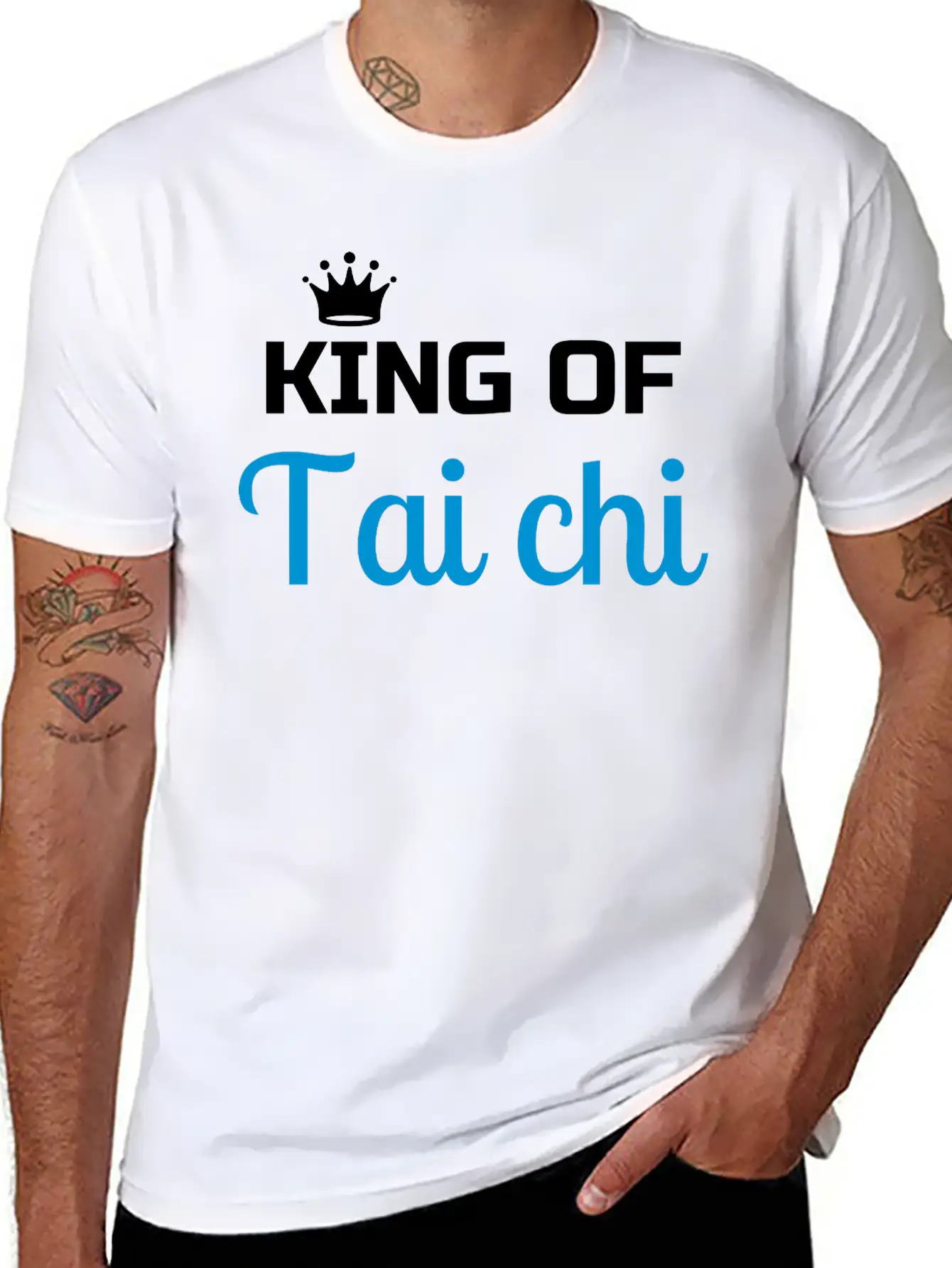 Taijiquan Tai-Chi Taichi Tai Chi Chuan Unisex Short Sleeve Soft Cotton T-Shirt – Casual Everyday Wear