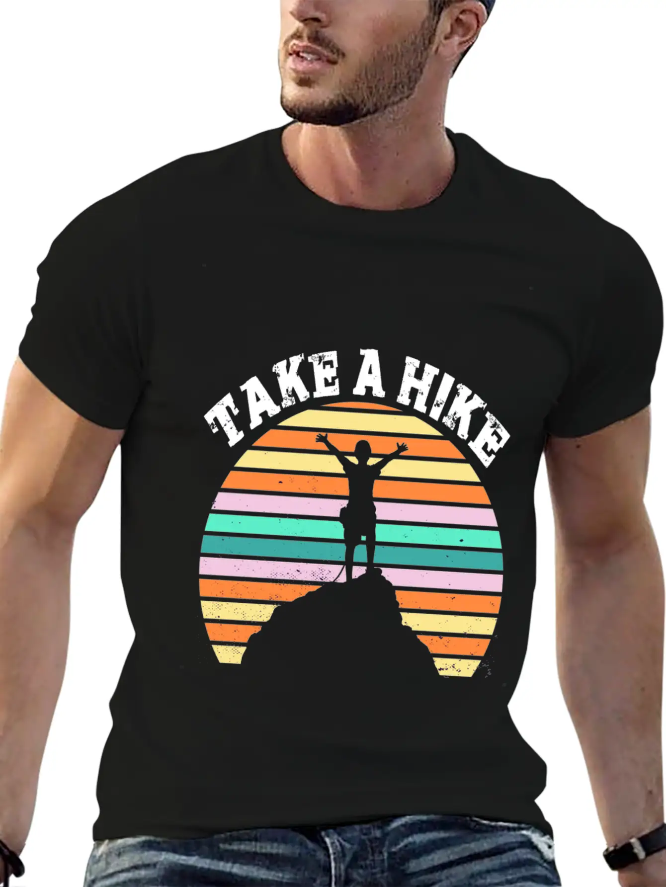 Take A Hike Basic Graphic T-Shirt – Daily Comfort In Soft Cotton
