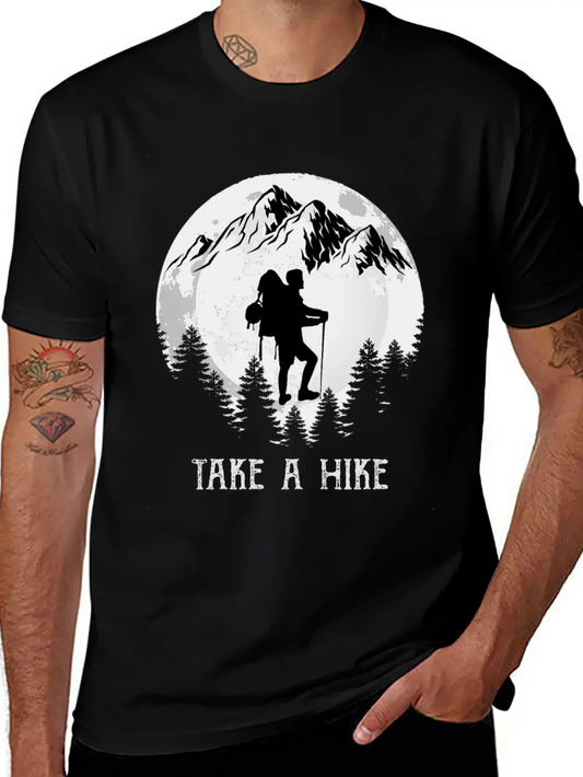 Take A Hike Wanderlust Hiking Comfortable Minimalist Graphic Tee – Summer Style Essential