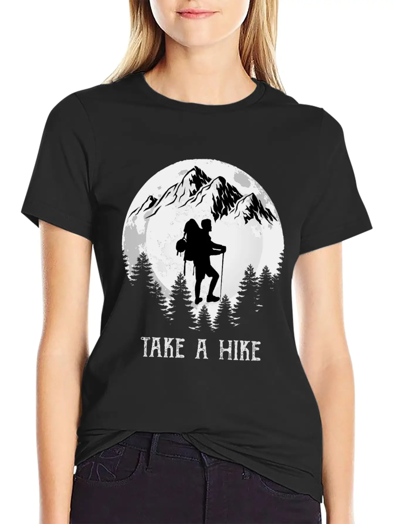 Take A Hike Wanderlust Hiking Comfortable Minimalist Graphic Tee – Summer Style Essential