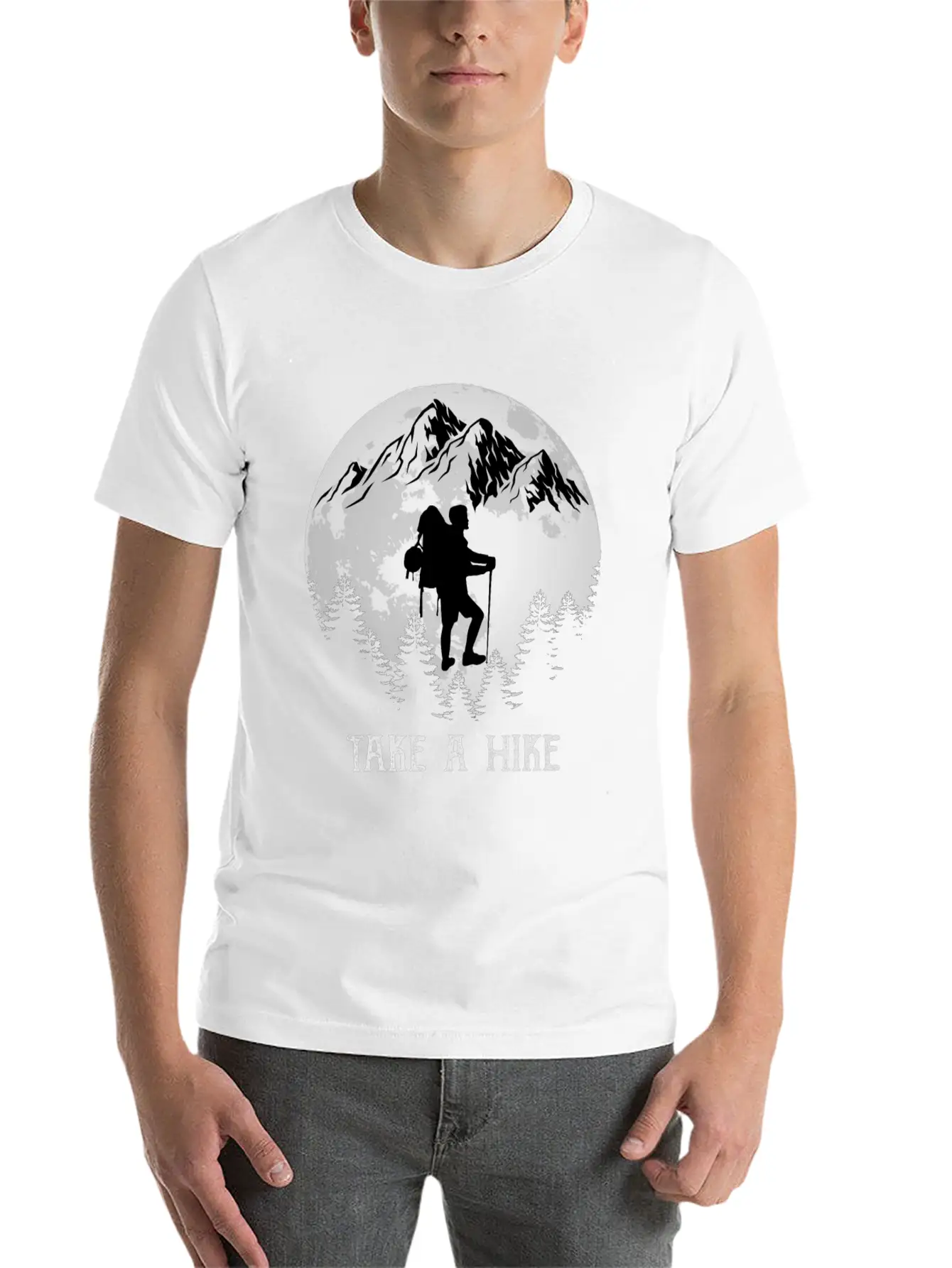 Take A Hike Wanderlust Hiking Comfortable Minimalist Graphic Tee – Summer Style Essential
