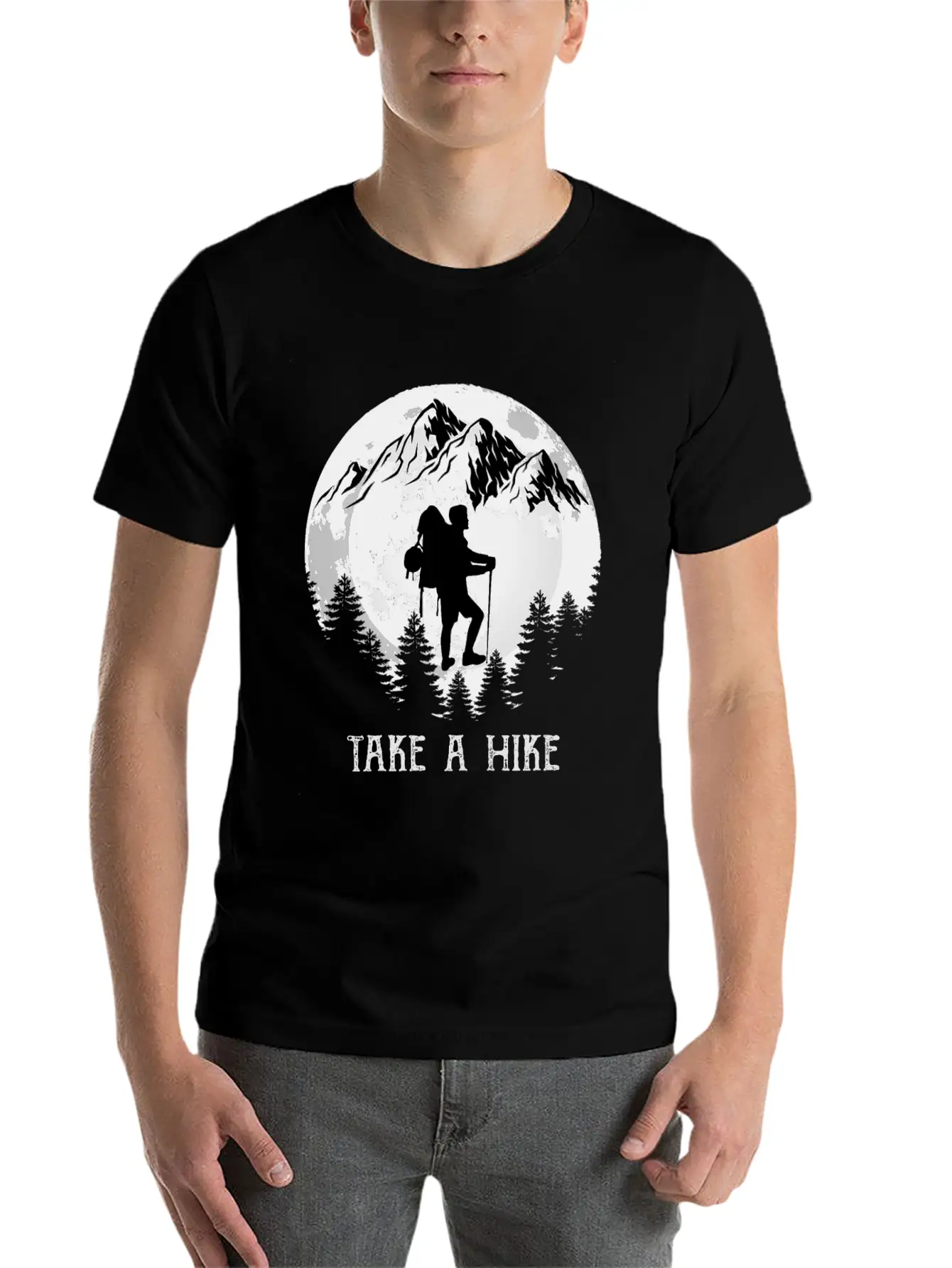Take A Hike Wanderlust Hiking Comfortable Minimalist Graphic Tee – Summer Style Essential