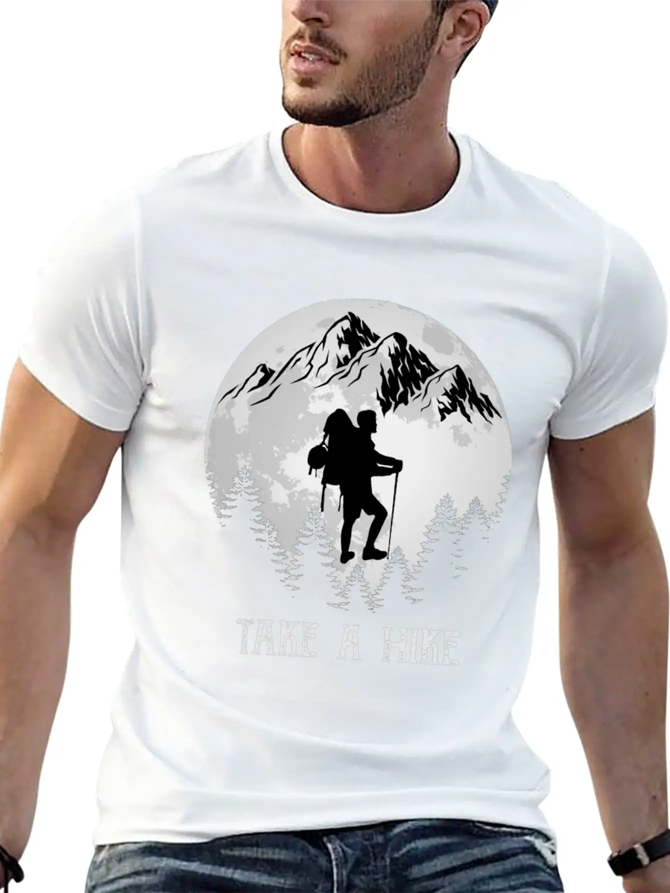 Take A Hike Wanderlust Hiking Comfortable Minimalist Graphic Tee – Summer Style Essential
