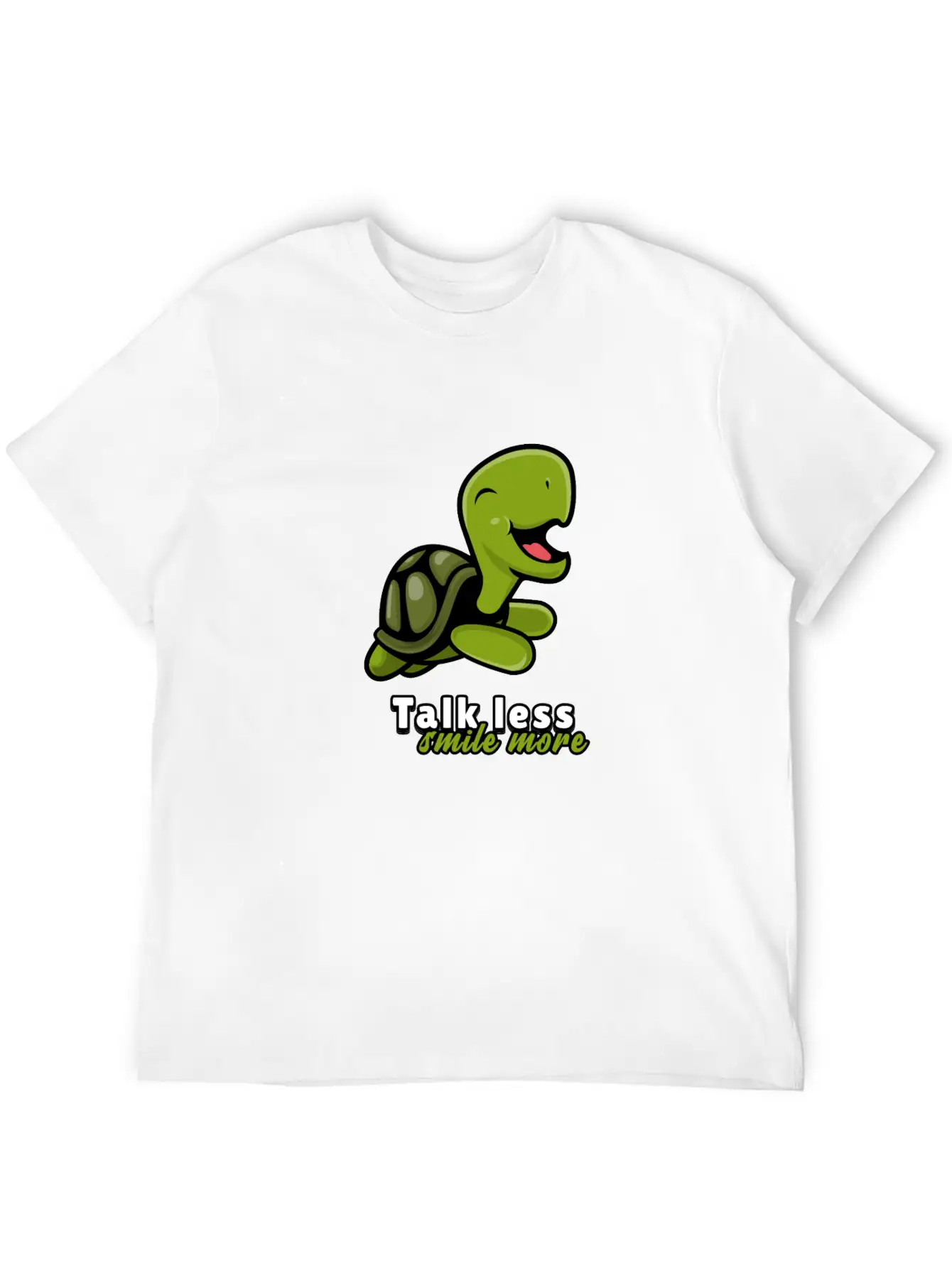 Talk Less Smile More For People Who Like Smiles Unisex Short Sleeve Soft Cotton T-Shirt – Casual Everyday Wear