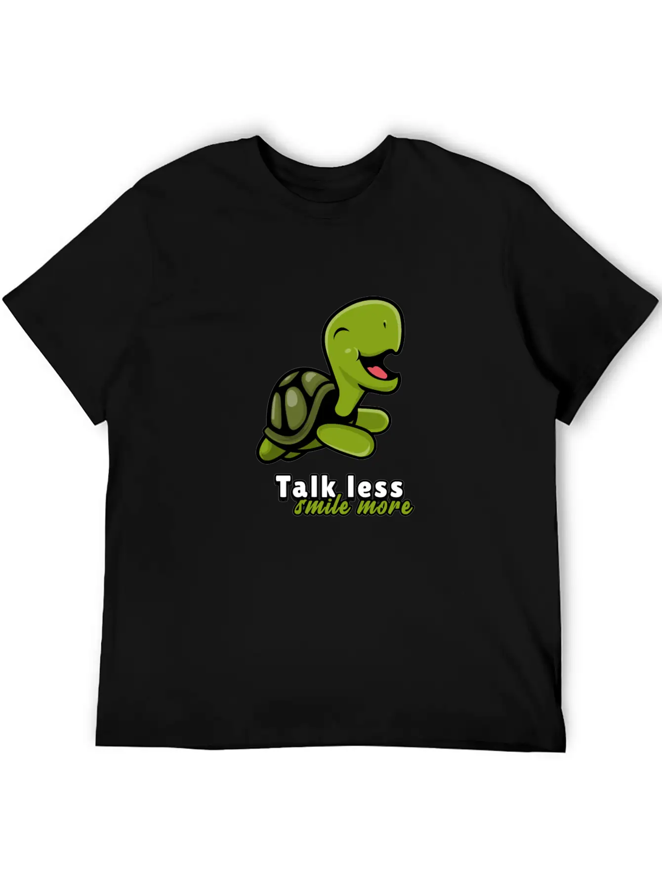 Talk Less Smile More For People Who Like Smiles Unisex Short Sleeve Soft Cotton T-Shirt – Casual Everyday Wear