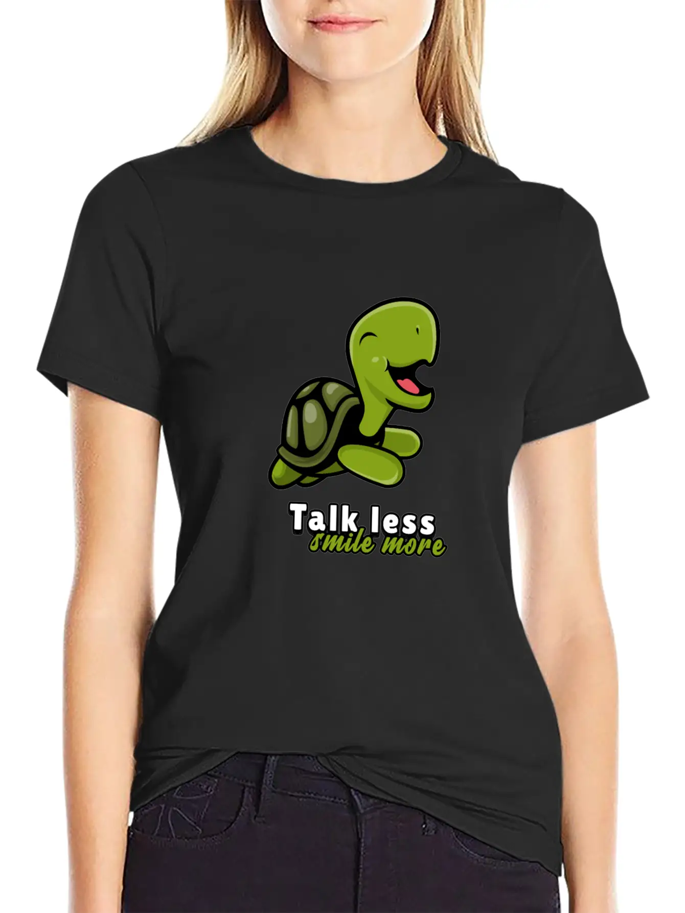 Talk Less Smile More For People Who Like Smiles Unisex Short Sleeve Soft Cotton T-Shirt – Casual Everyday Wear