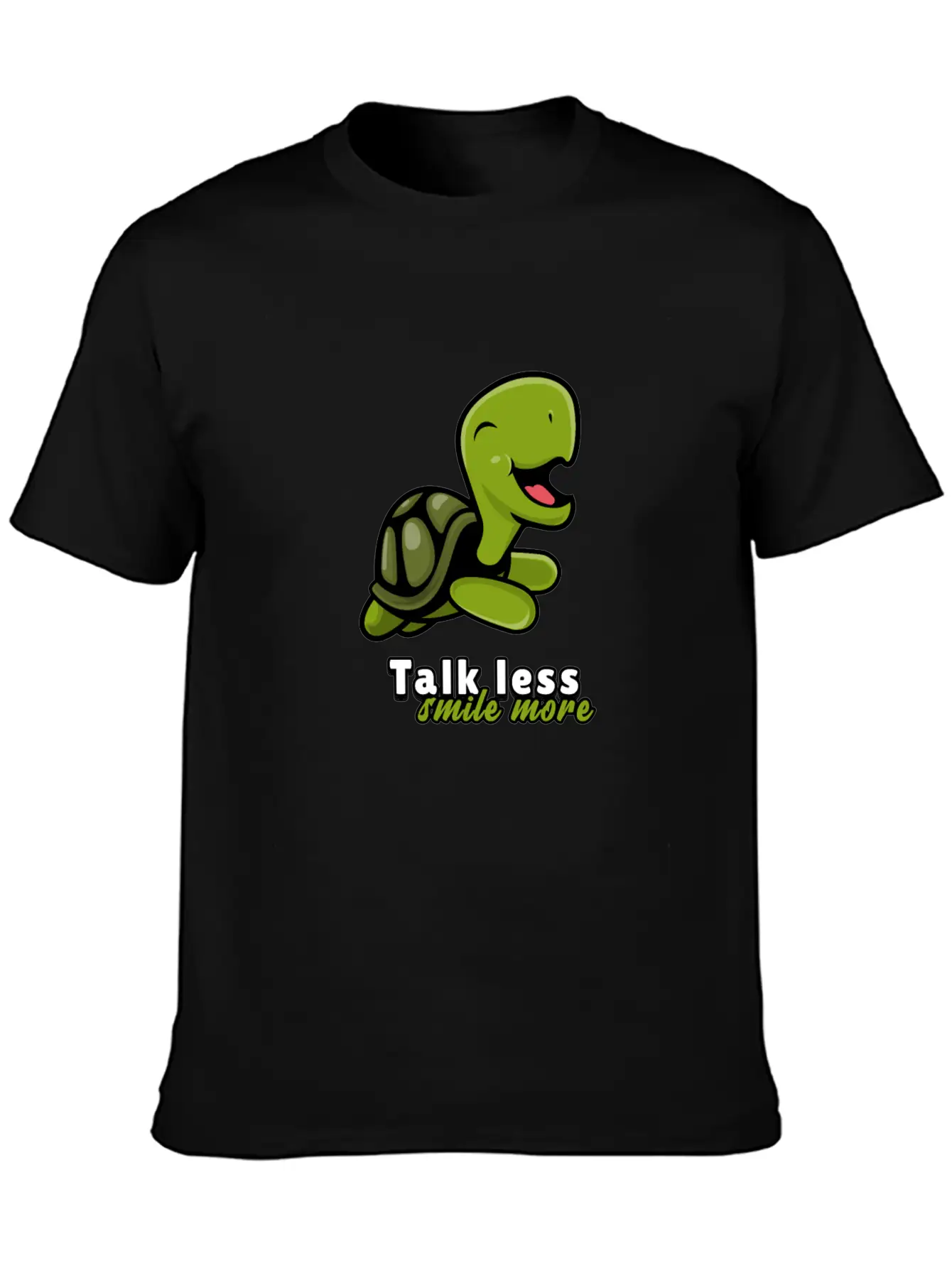 Talk Less Smile More For People Who Like Smiles Unisex Short Sleeve Soft Cotton T-Shirt – Casual Everyday Wear