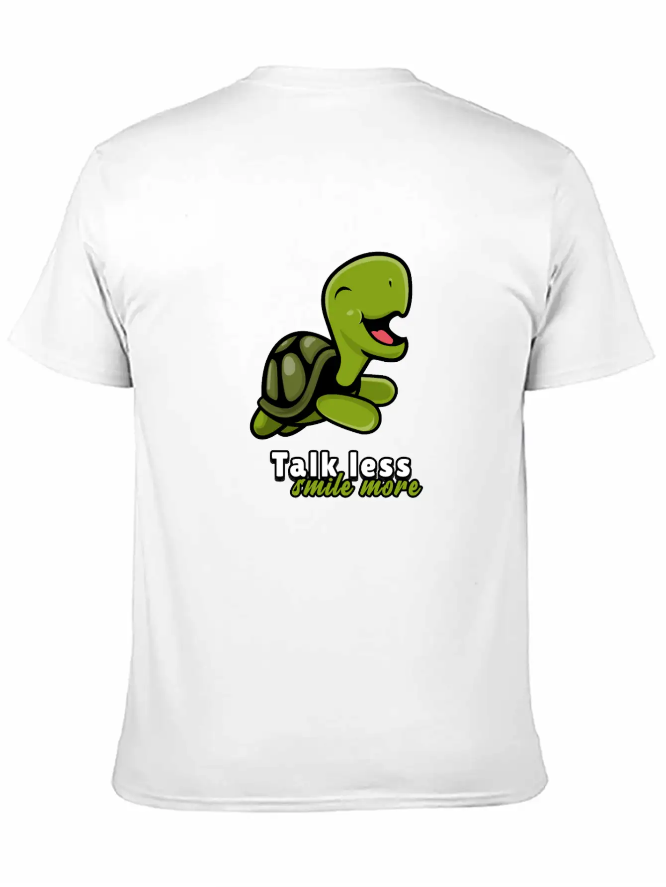 Talk Less Smile More For People Who Like Smiles Unisex Short Sleeve Soft Cotton T-Shirt – Casual Everyday Wear