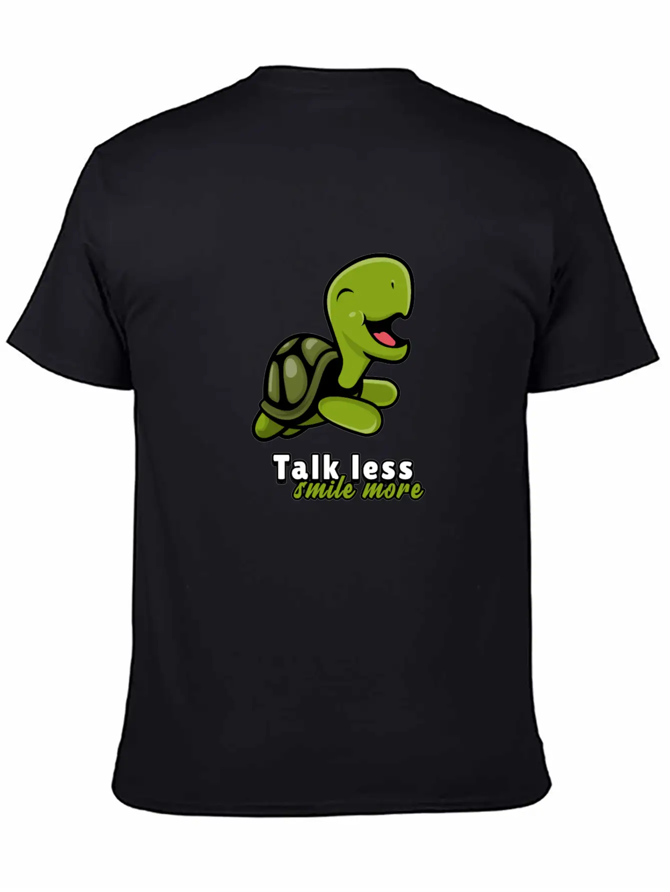Talk Less Smile More For People Who Like Smiles Unisex Short Sleeve Soft Cotton T-Shirt – Casual Everyday Wear