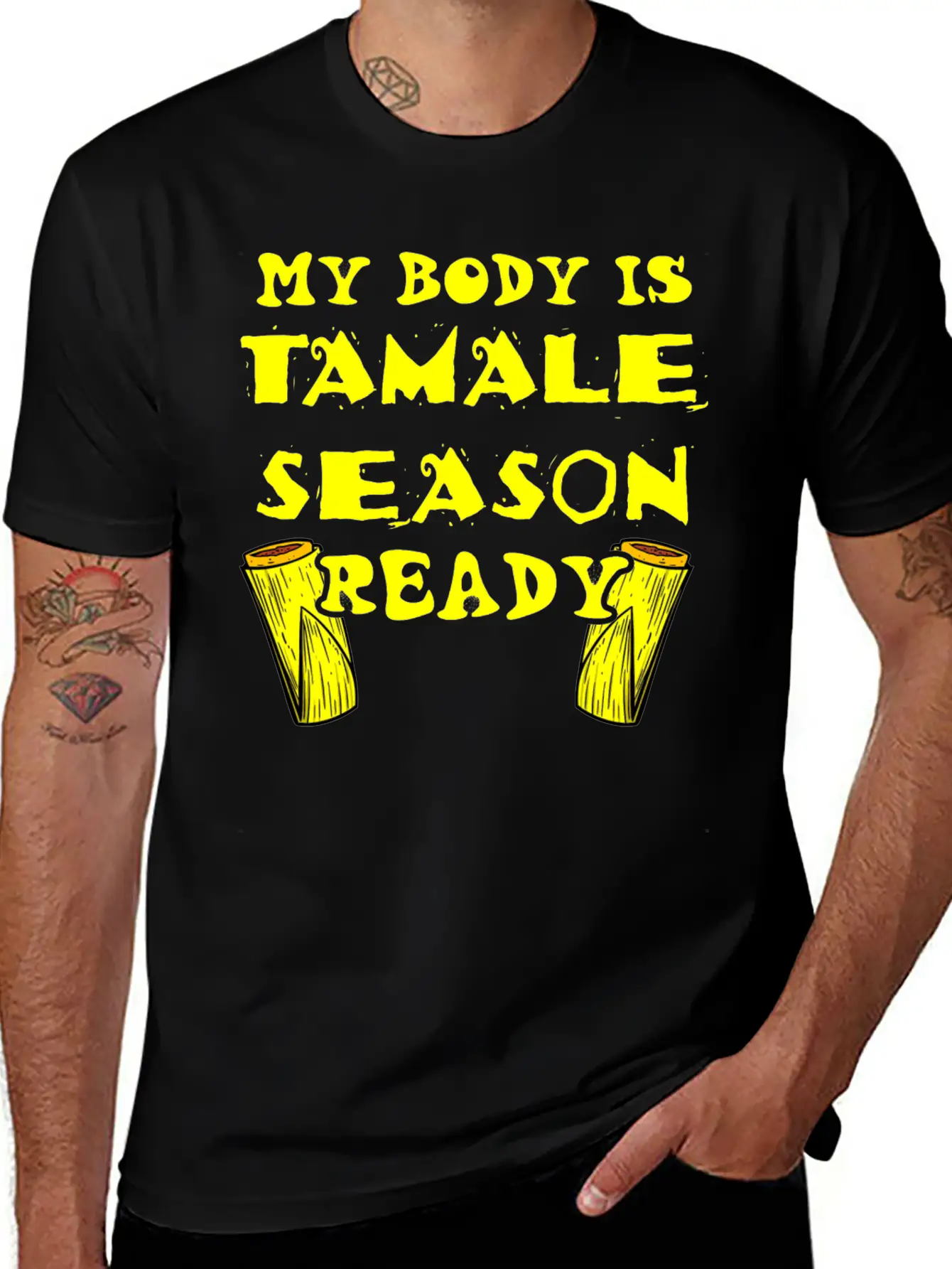 Tamale Season Unisex Short Sleeve Soft Cotton T-Shirt – Casual Everyday Wear