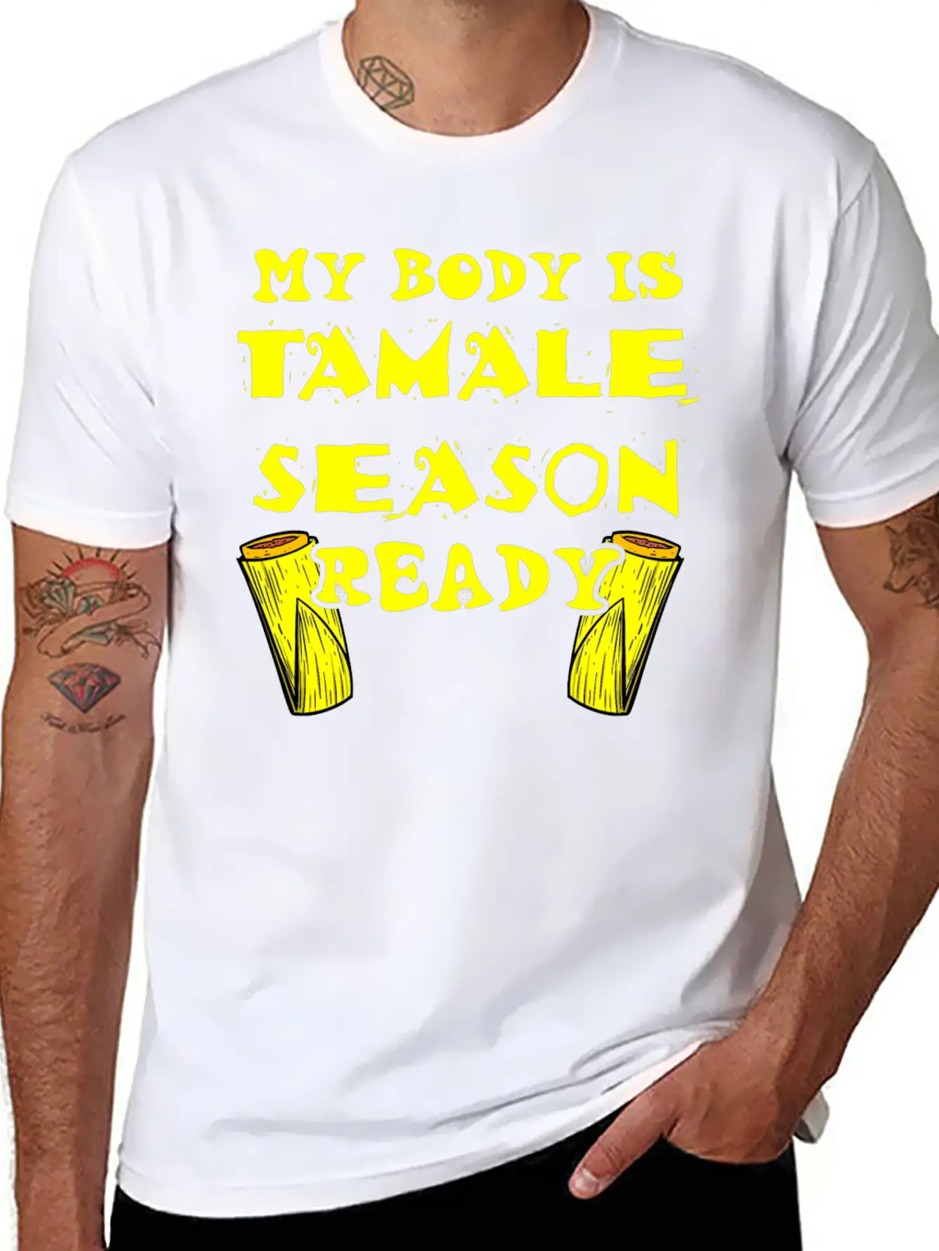 Tamale Season Unisex Short Sleeve Soft Cotton T-Shirt – Casual Everyday Wear