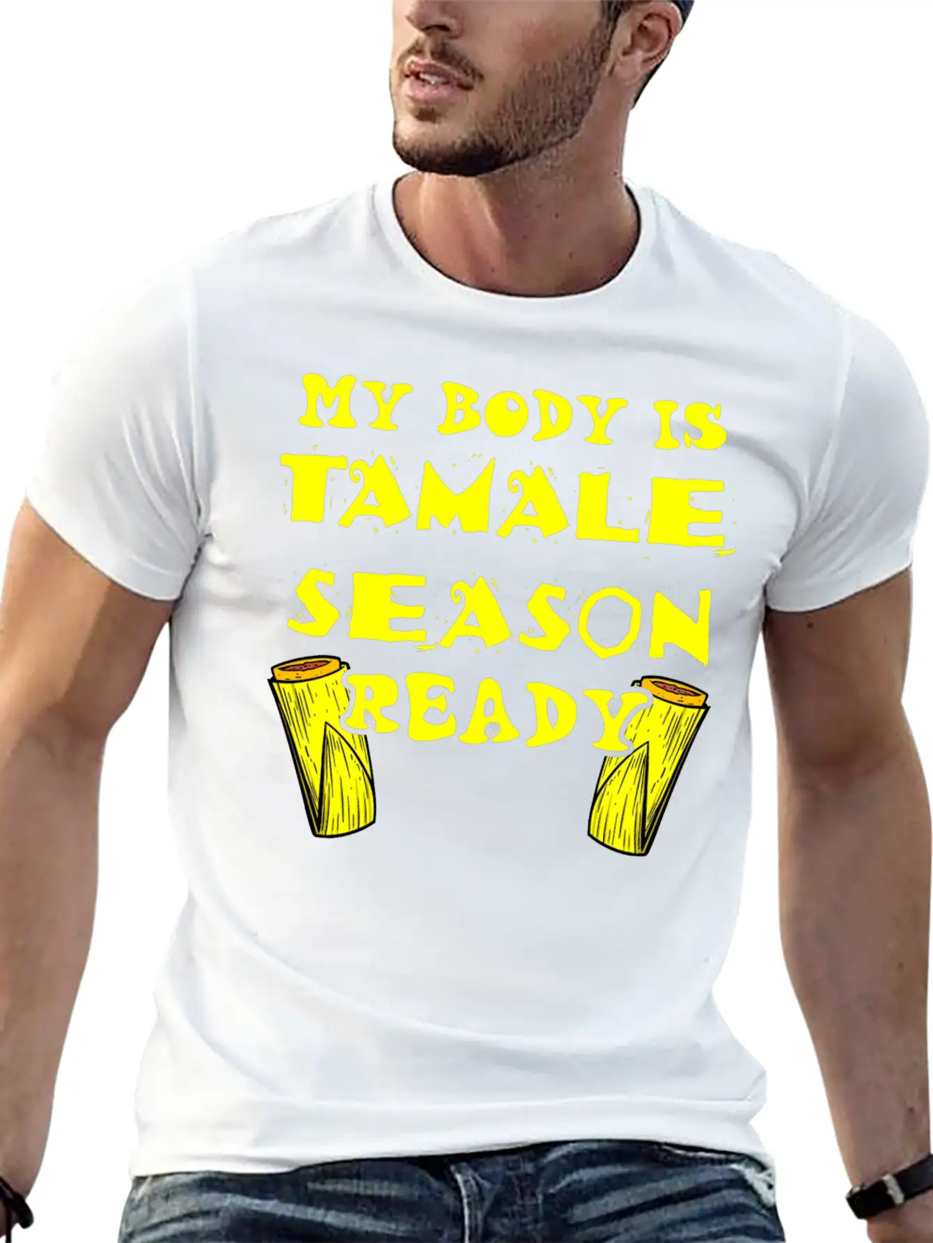 Tamale Season Unisex Short Sleeve Soft Cotton T-Shirt – Casual Everyday Wear