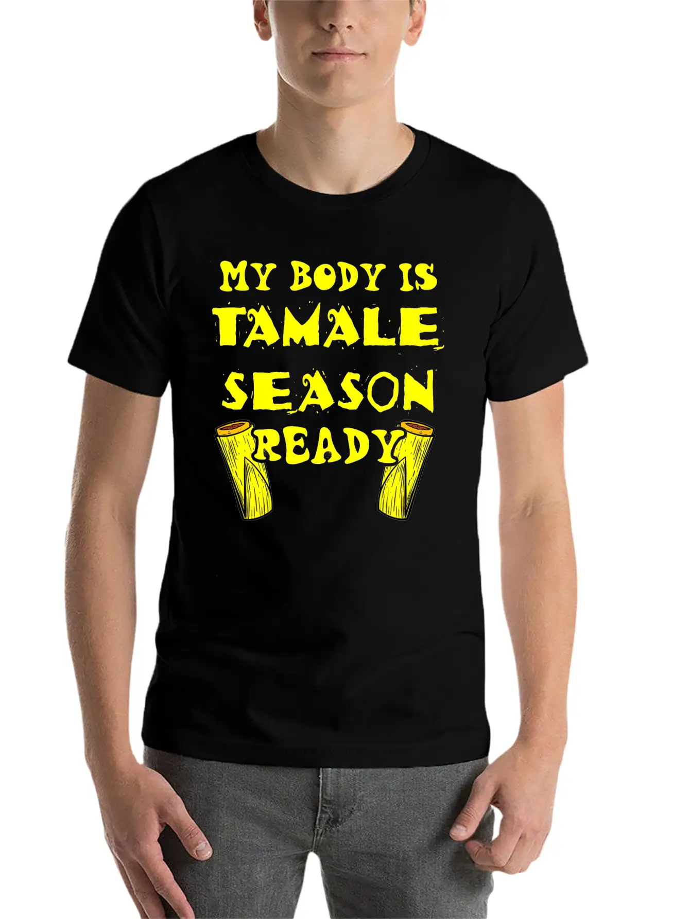 Tamale Season Unisex Short Sleeve Soft Cotton T-Shirt – Casual Everyday Wear