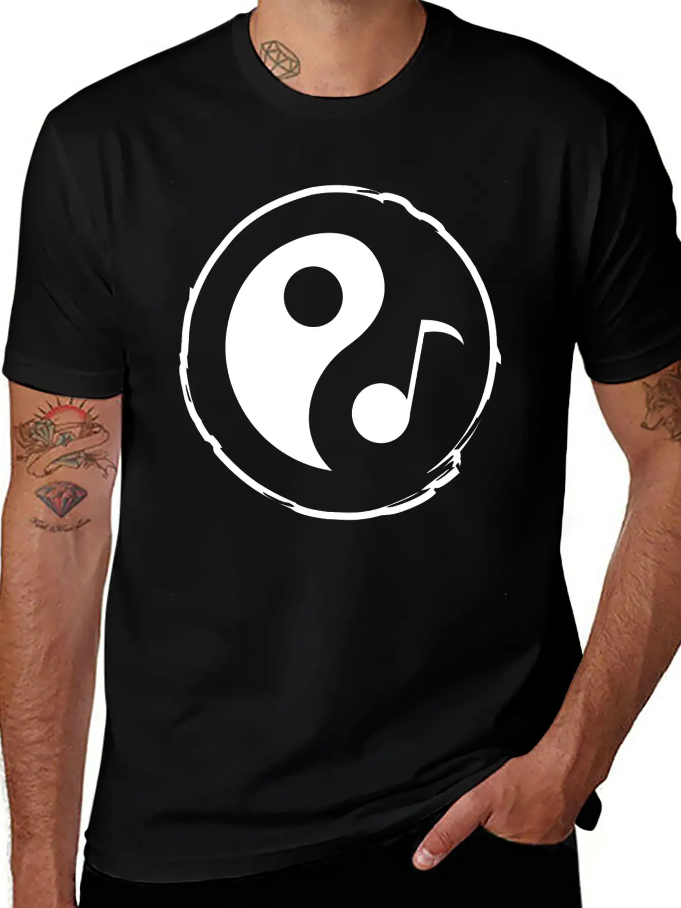 Tao Crypto Coin Icon Flat White Essential Unisex Summer Tee – Soft Cotton Casual Fit