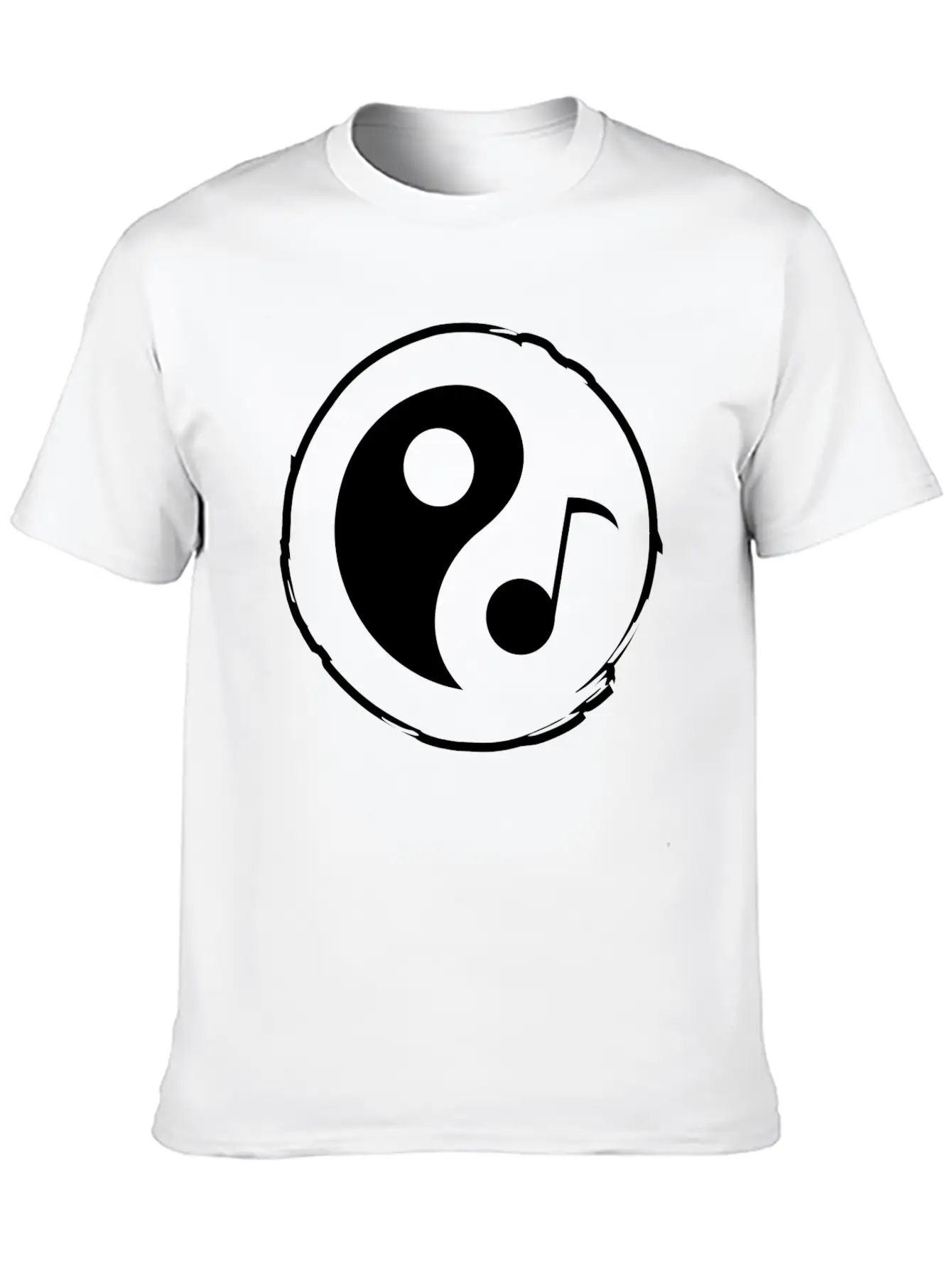 Tao Crypto Coin Icon Flat White Essential Unisex Summer Tee – Soft Cotton Casual Fit