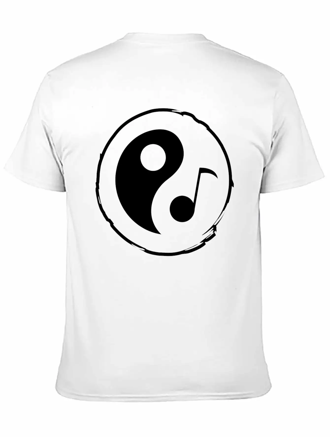 Tao Crypto Coin Icon Flat White Essential Unisex Summer Tee – Soft Cotton Casual Fit