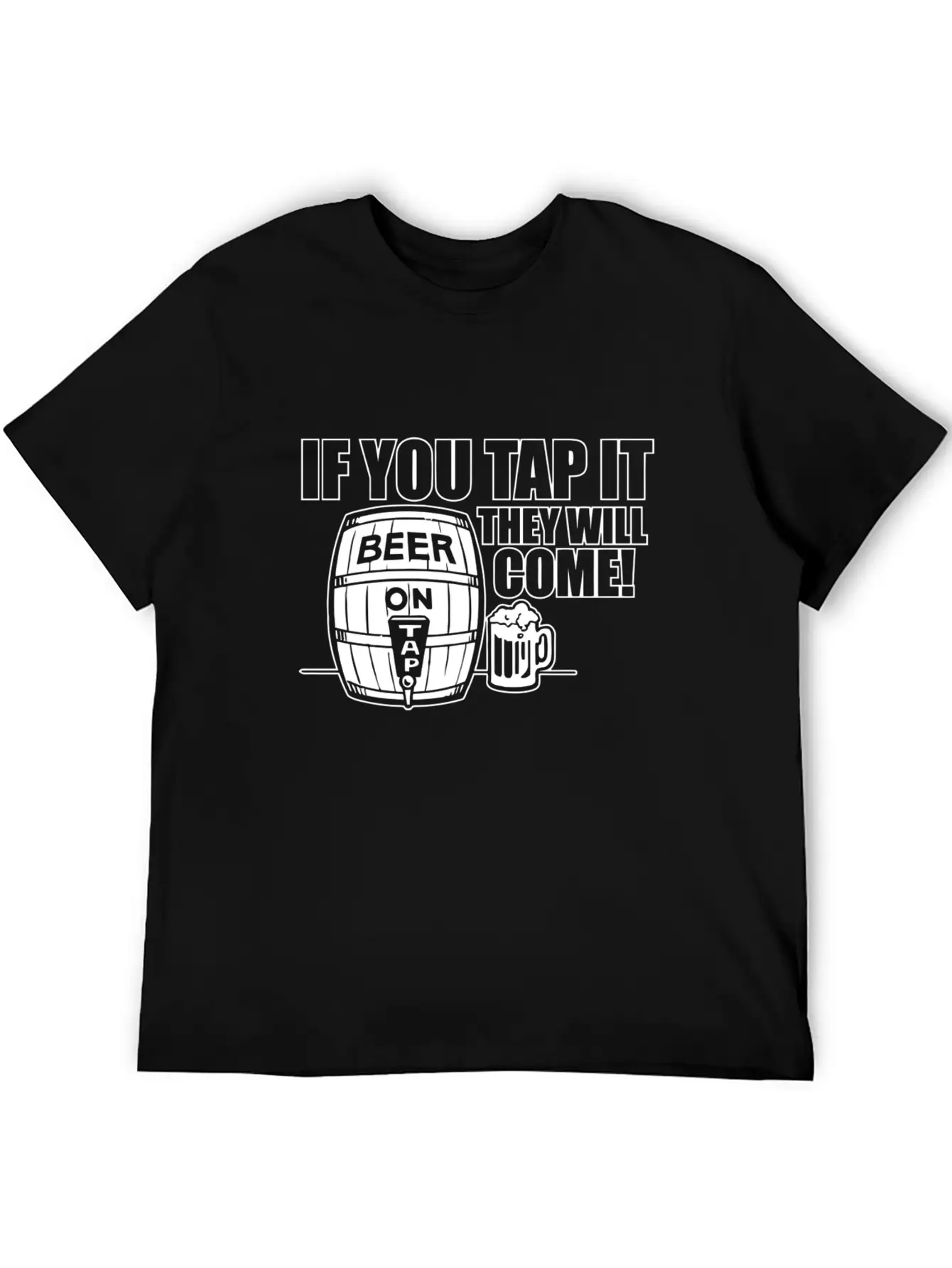 TAP COME Unisex Casual T-Shirt – Clean Design For Daily Comfort