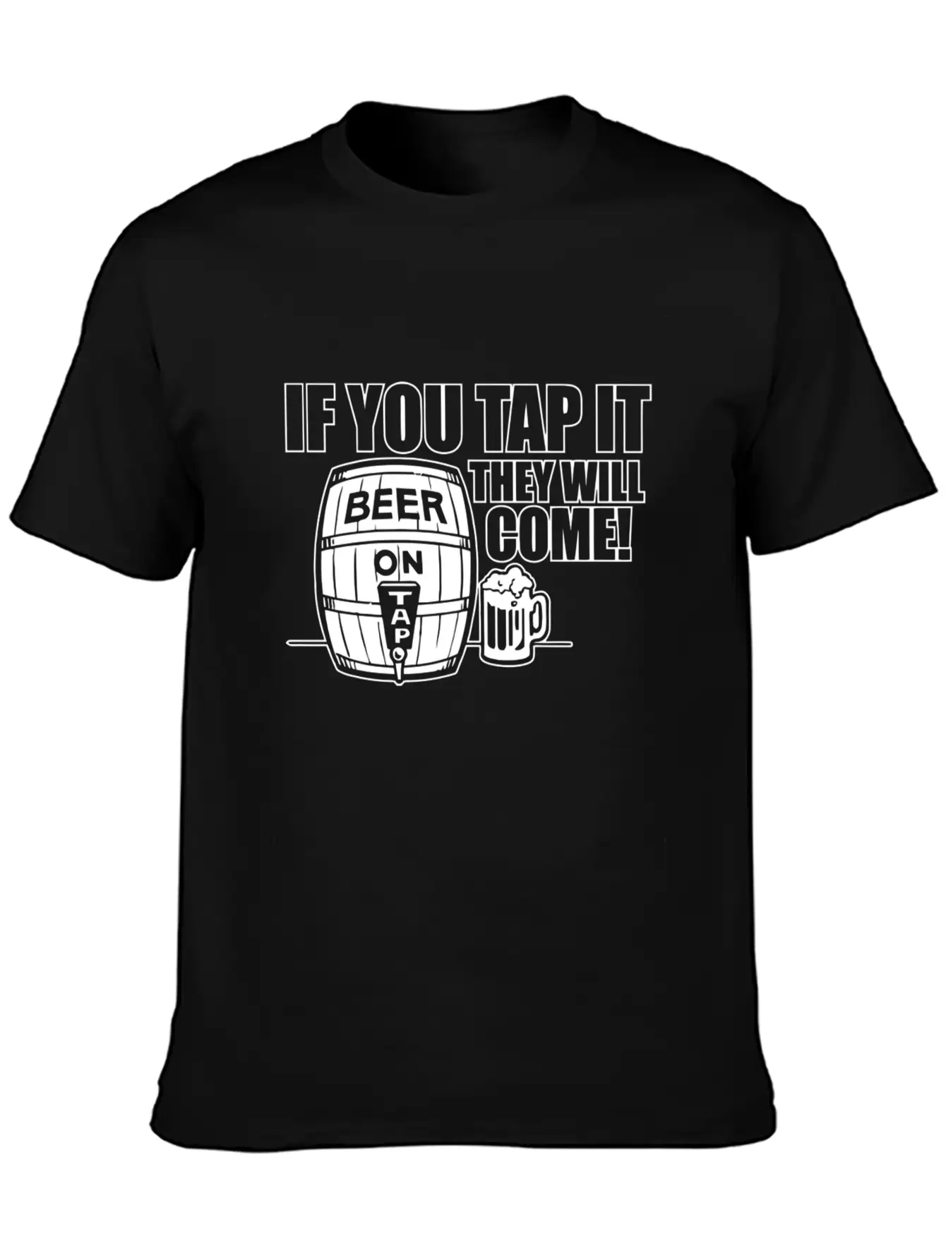 TAP COME Unisex Casual T-Shirt – Clean Design For Daily Comfort