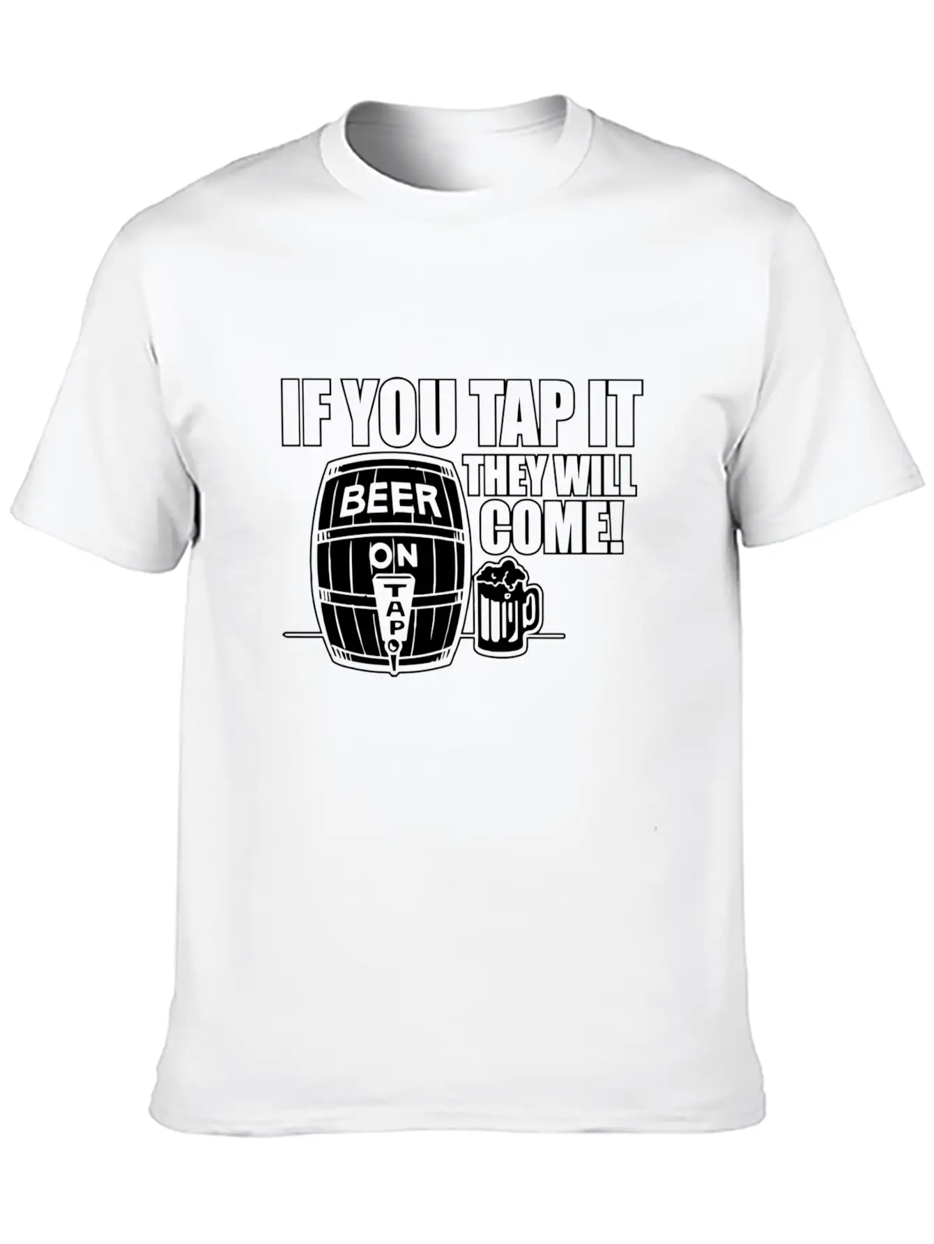 TAP COME Unisex Casual T-Shirt – Clean Design For Daily Comfort
