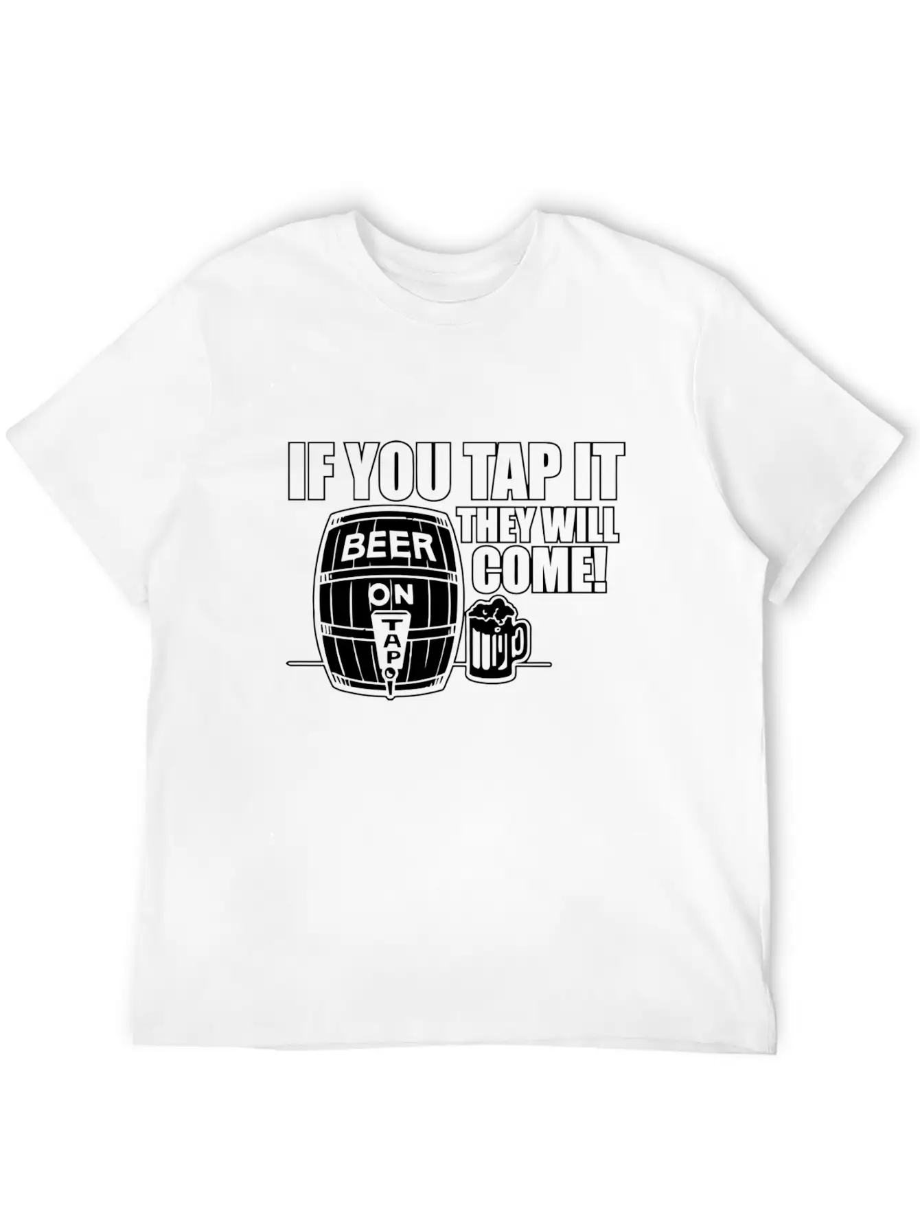 TAP COME Unisex Casual T-Shirt – Clean Design For Daily Comfort