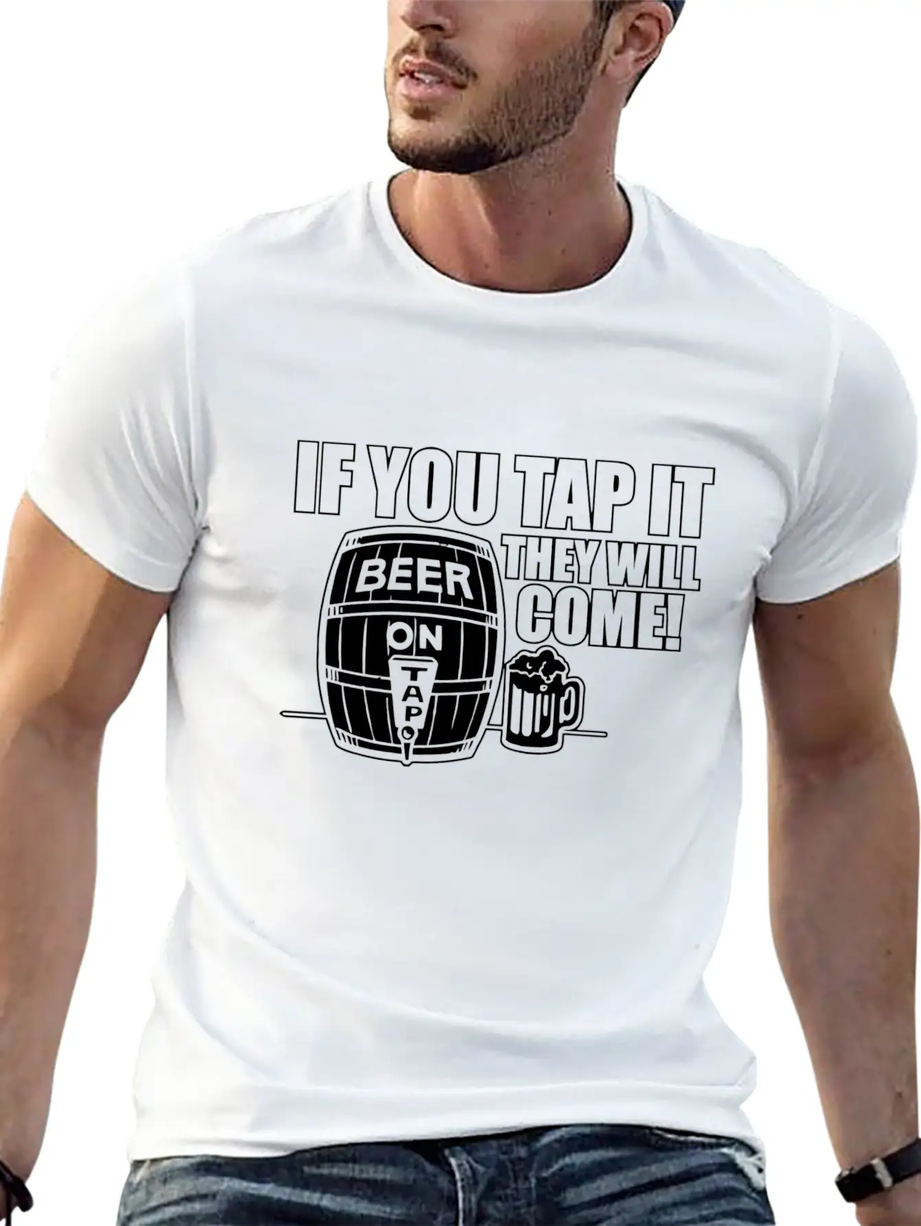 TAP COME Unisex Casual T-Shirt – Clean Design For Daily Comfort