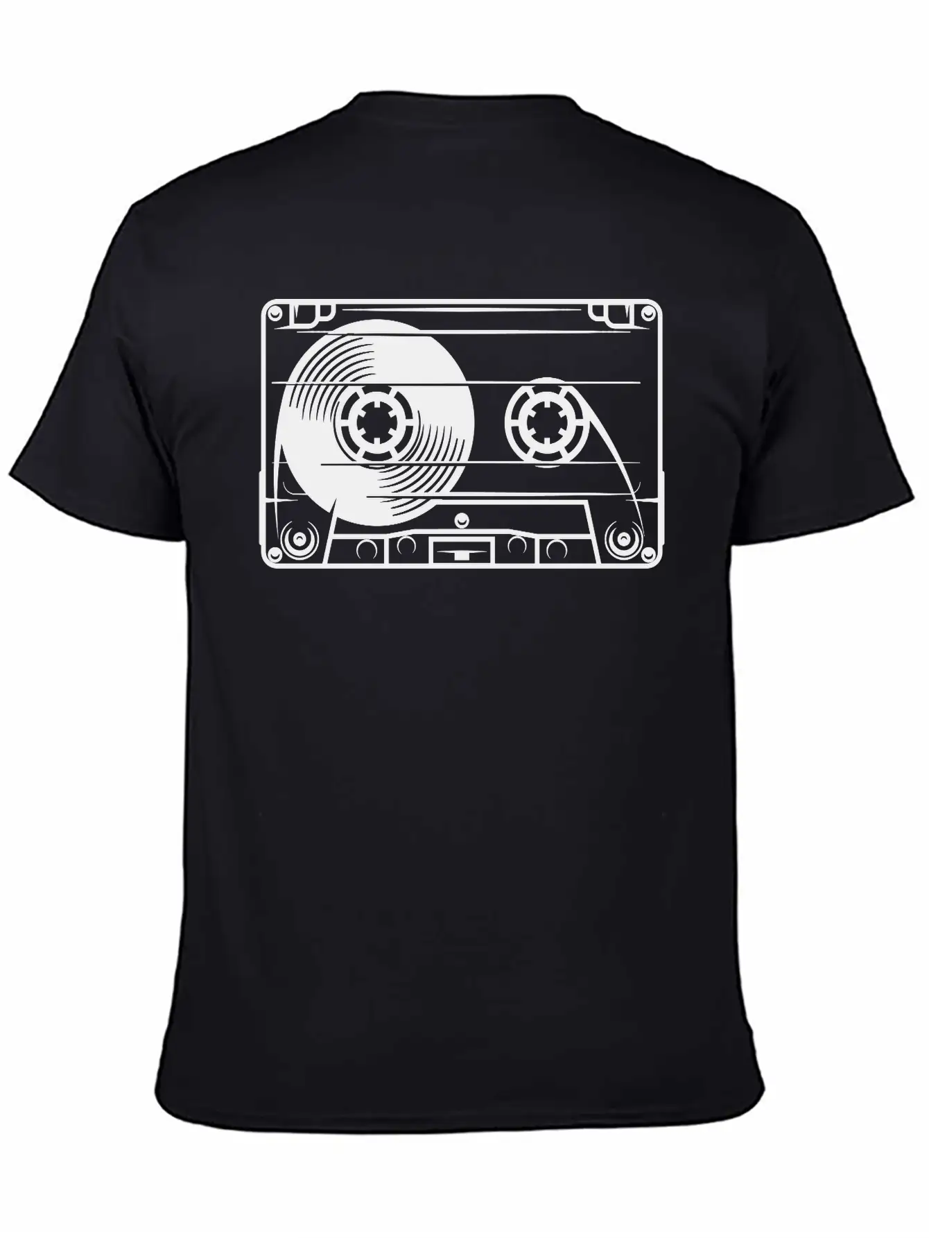 Tape Unisex Short Sleeve Soft Cotton T-Shirt – Casual Everyday Wear