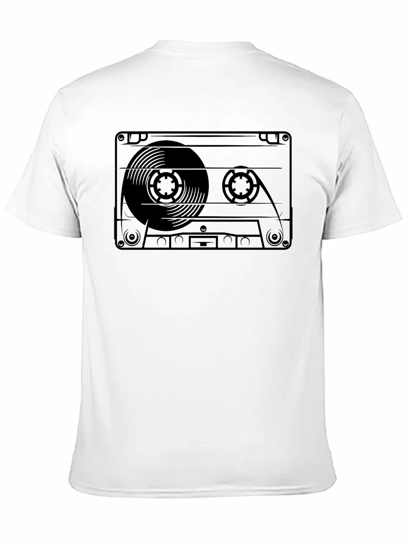 Tape Unisex Short Sleeve Soft Cotton T-Shirt – Casual Everyday Wear